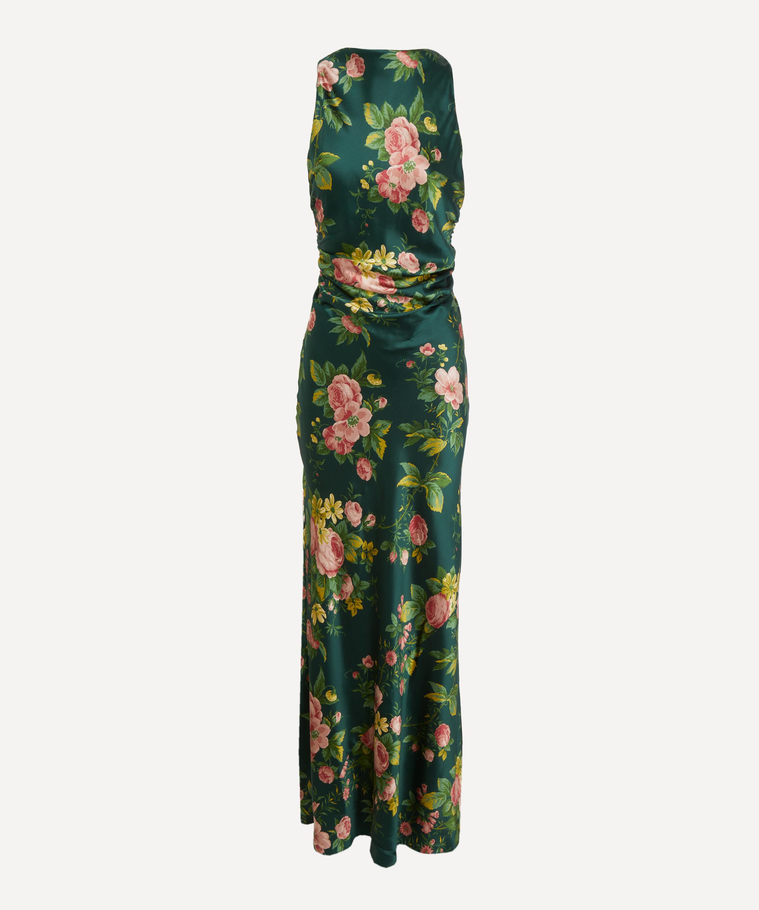 Reformation - Anaiis Belvedere Silk Maxi Dress 