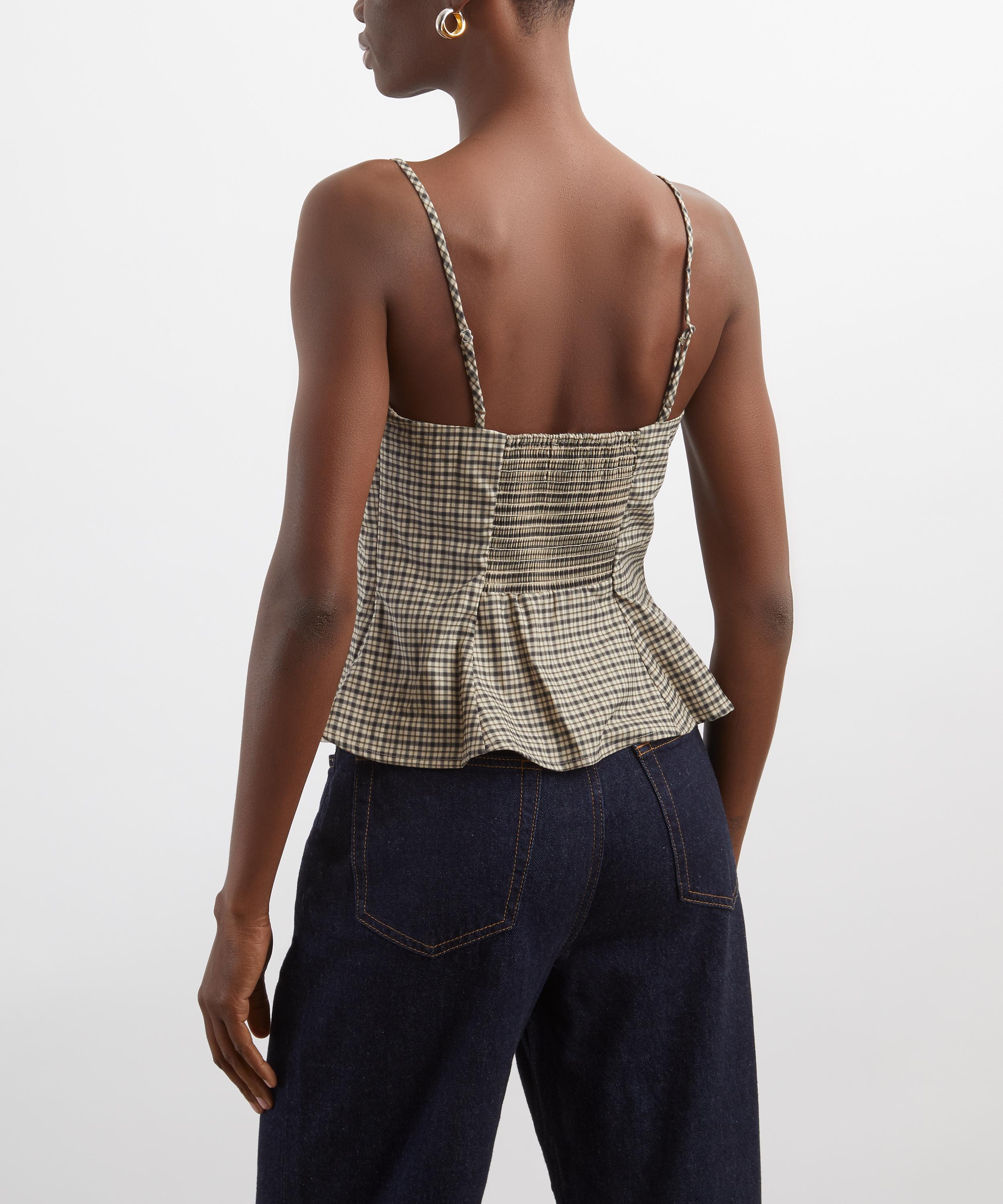 Reformation - Genevieve Check Top image number 3