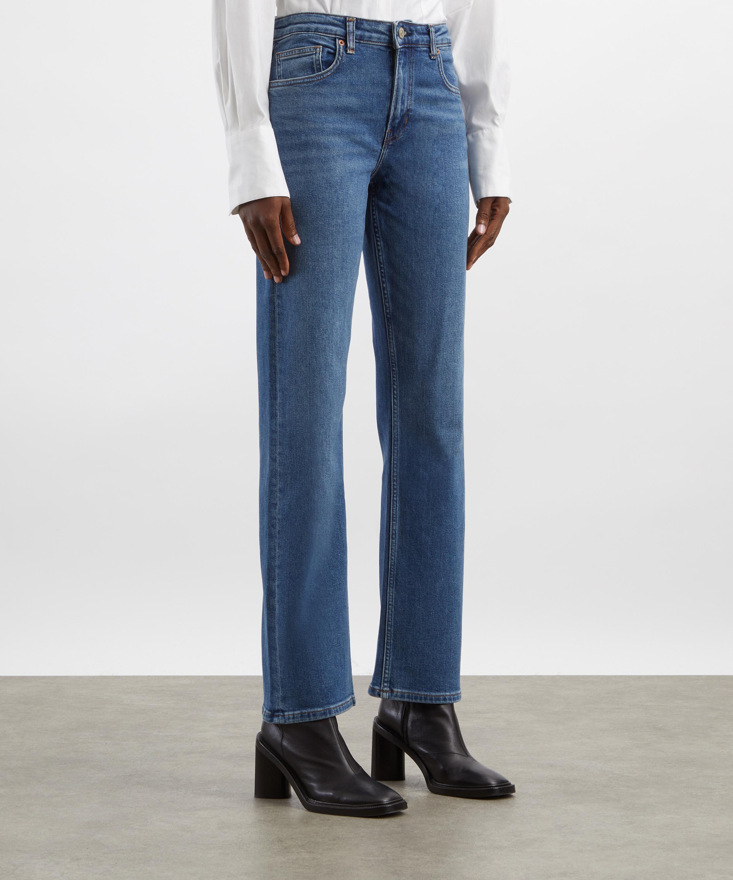 Paige - Elton Mid-Rise Super Stretch Straight Jeans image number 2