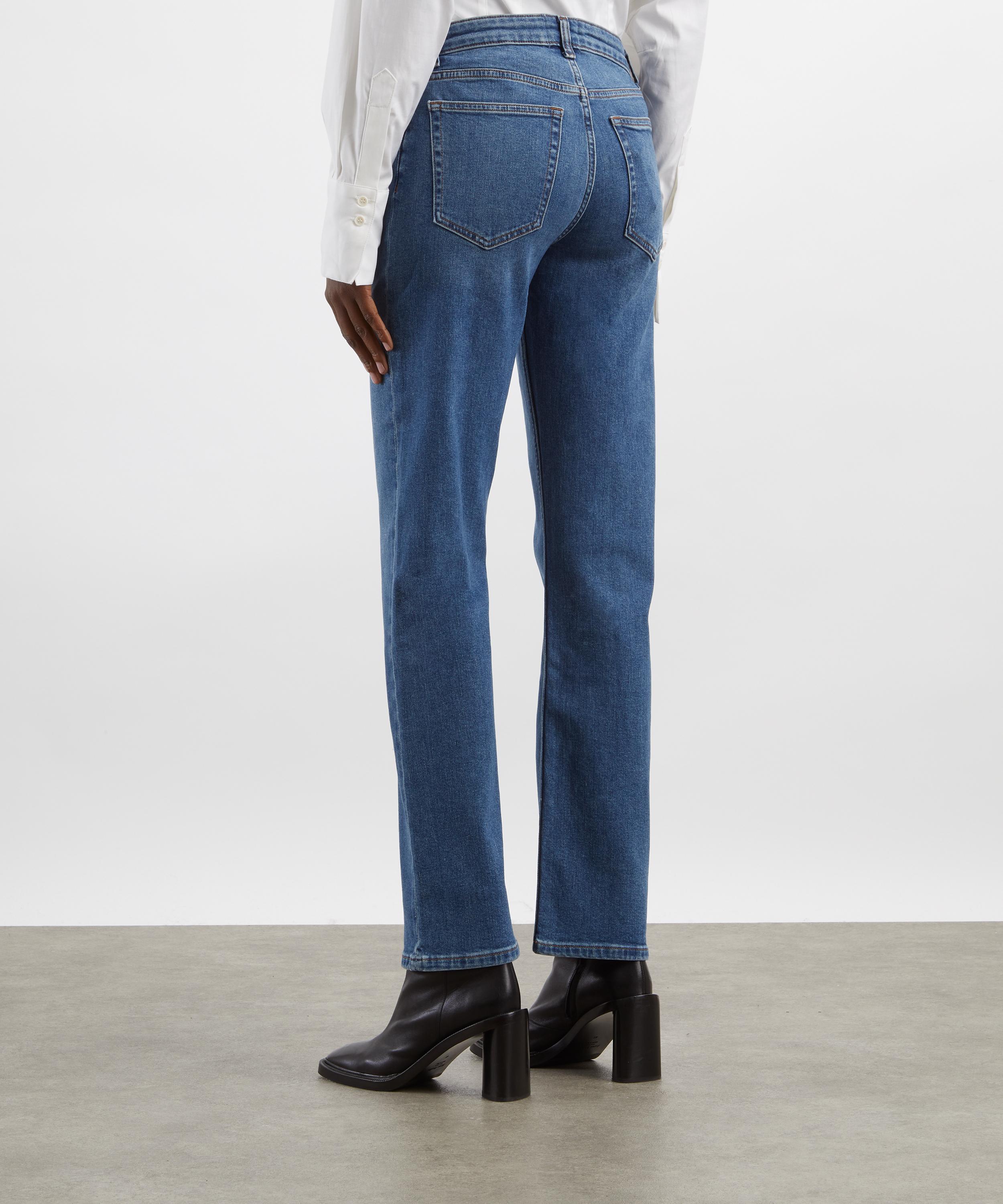 Paige - Elton Mid-Rise Super Stretch Straight Jeans image number 3