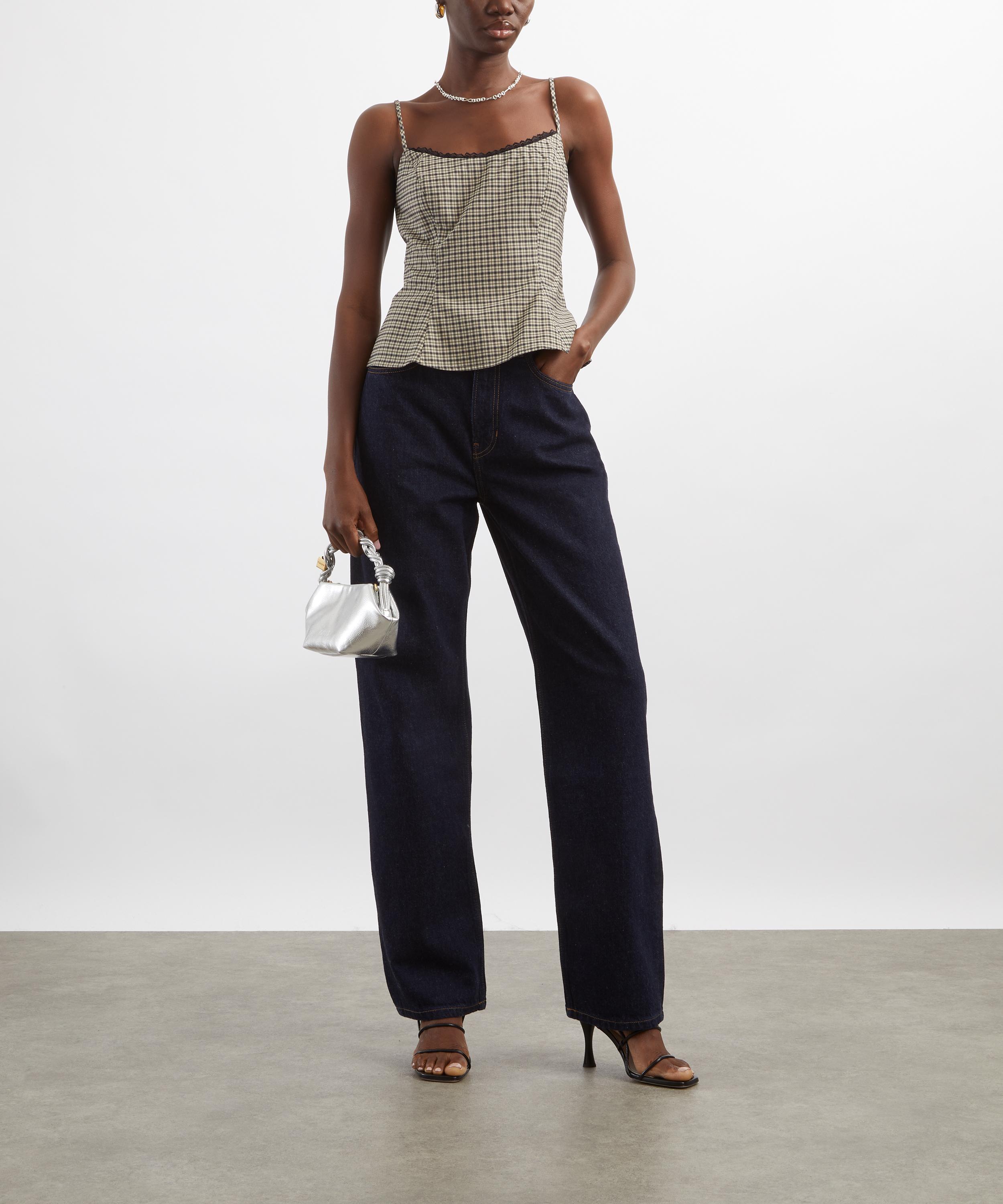 Paige - Harriet High-Rise Relaxed Straight Jeans image number 1