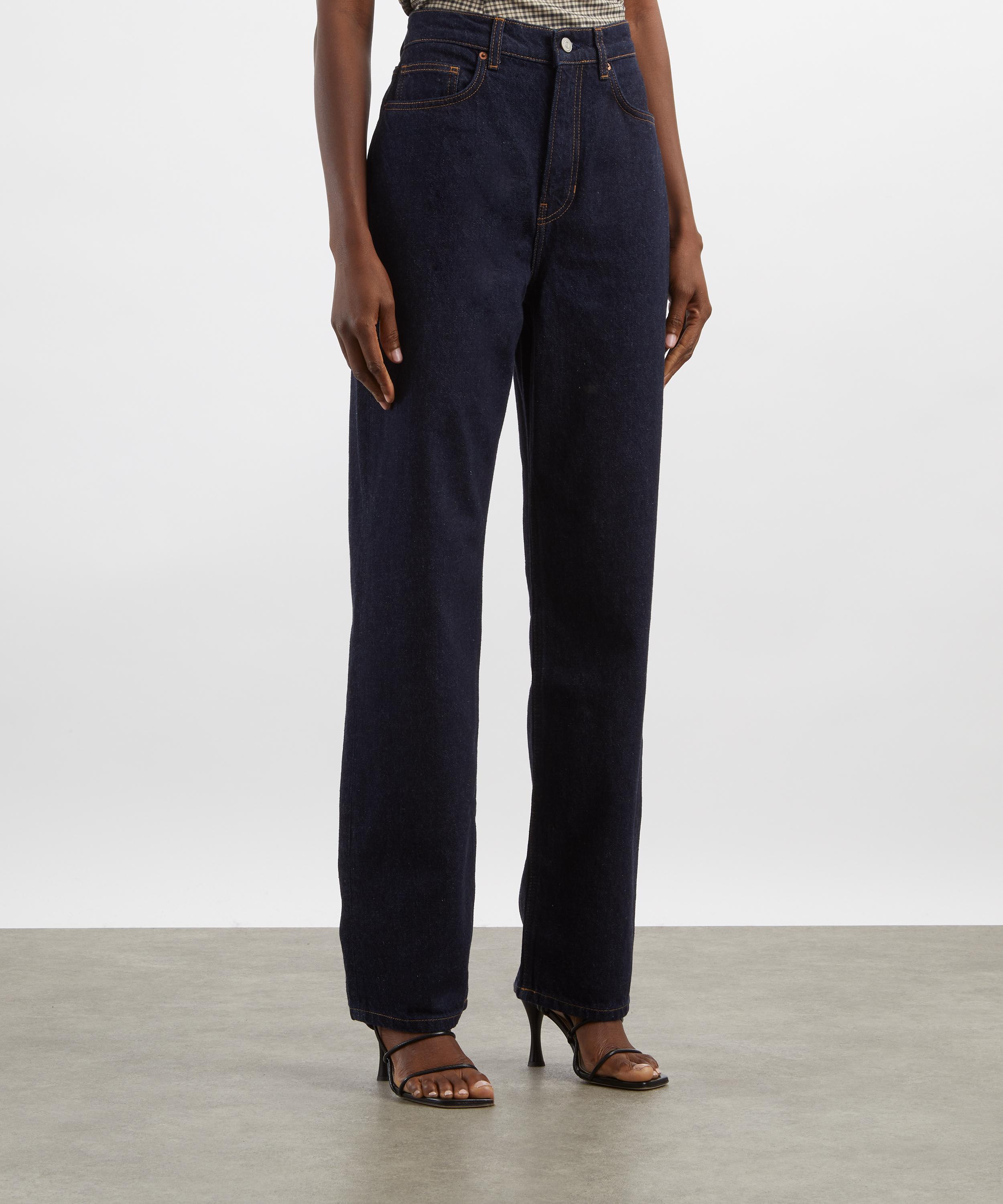 Paige - Harriet High-Rise Relaxed Straight Jeans image number 2