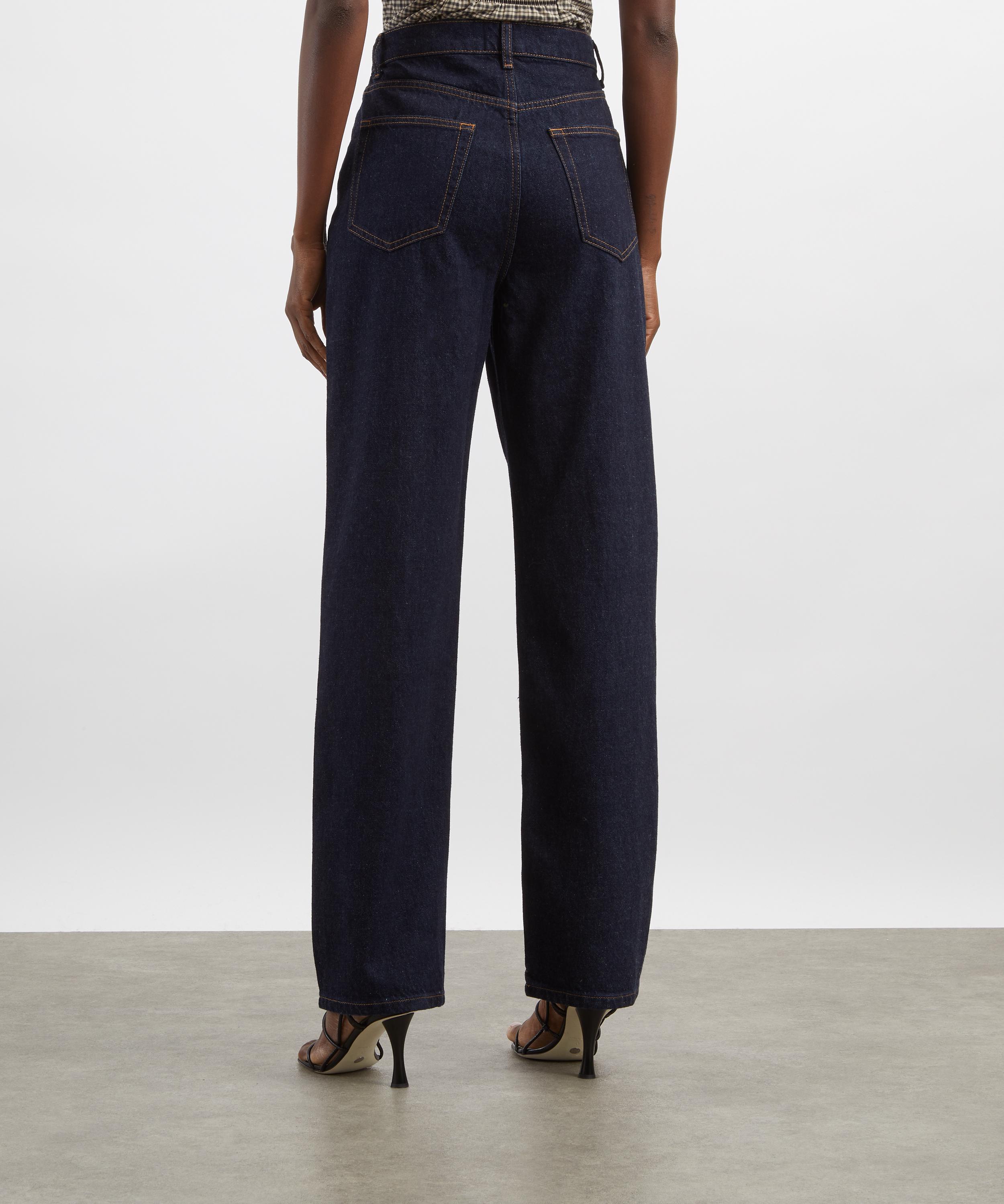 Paige - Harriet High-Rise Relaxed Straight Jeans image number 3