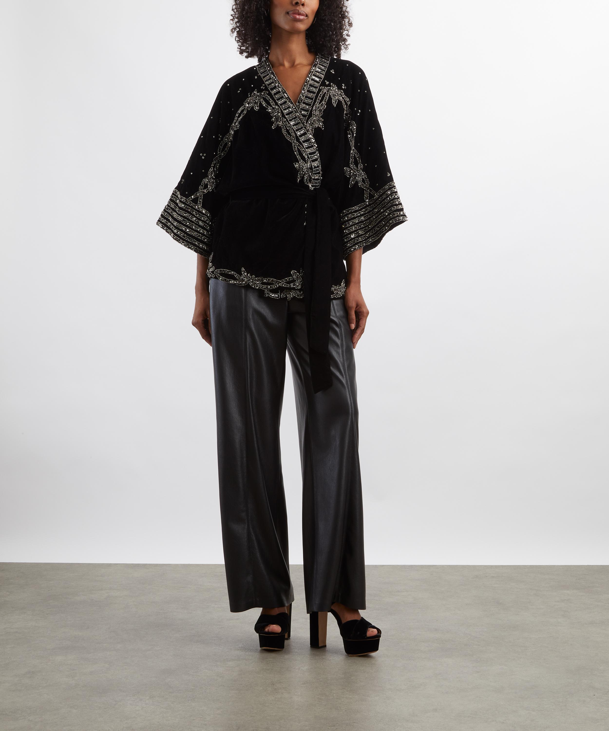 Scarlett Poppies - Starlight Velvet Kimono image number 1