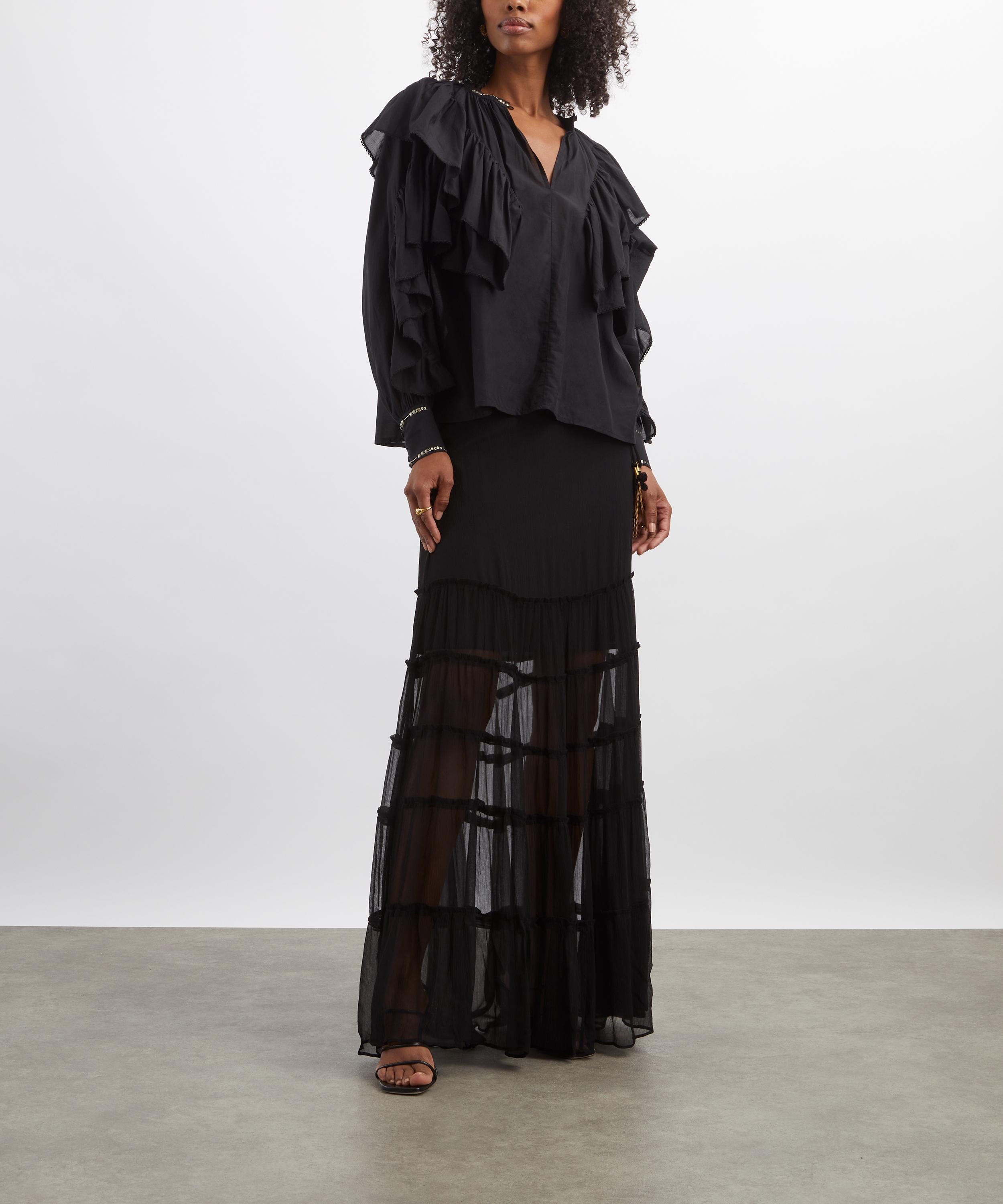 Scarlett Poppies - Selona Ruffle Blouse image number 1