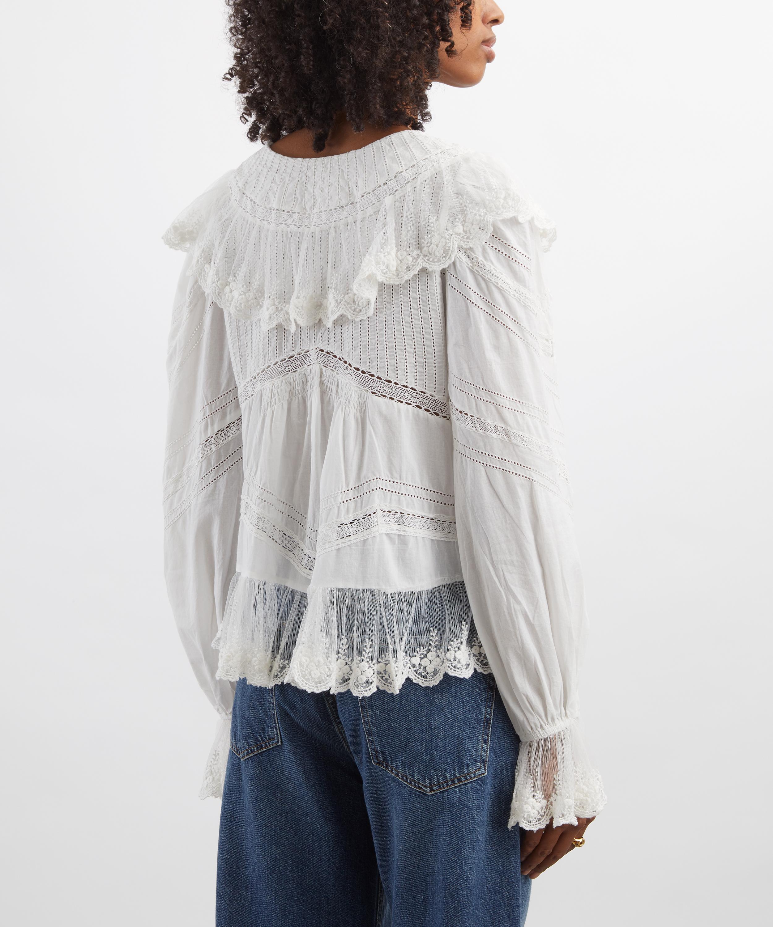 Scarlett Poppies - Rosalia Lace Blouse image number 3