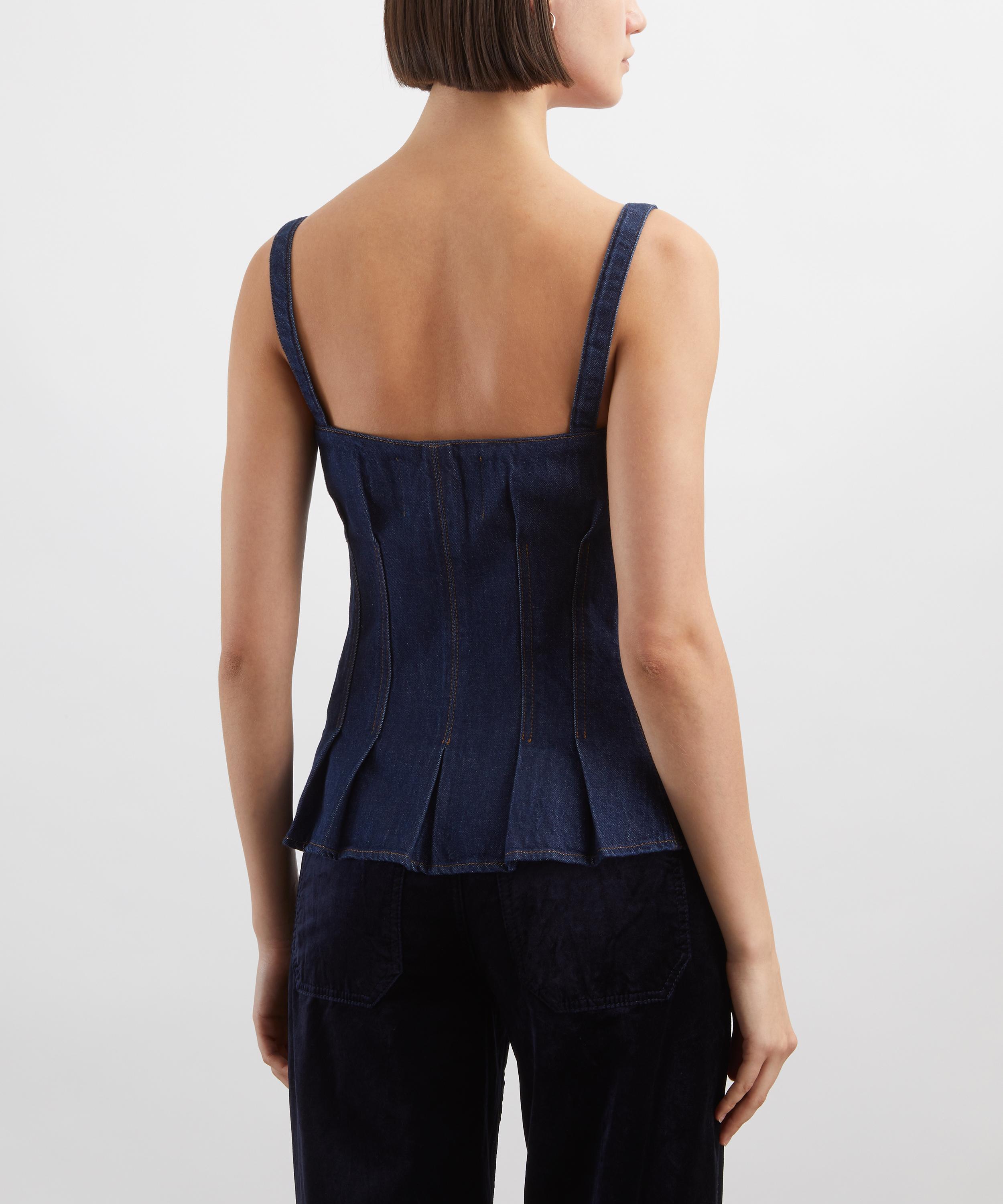 DALA - Denim Strip Corset image number 3