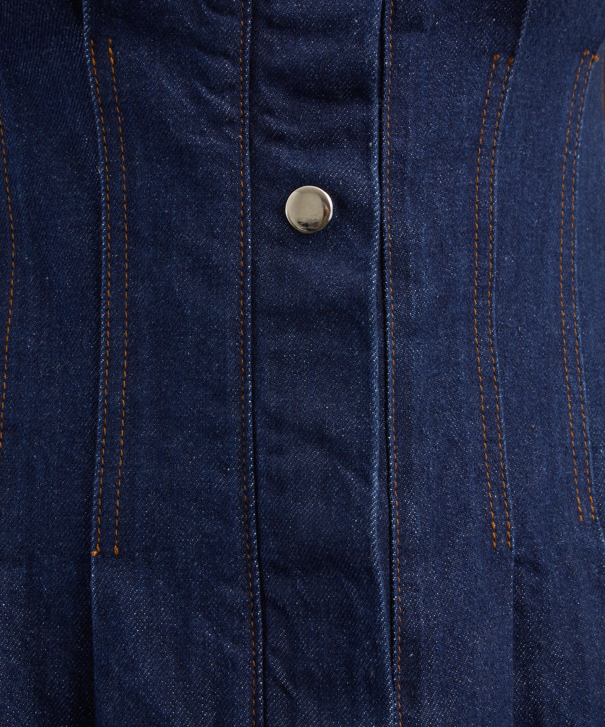 DALA - Denim Strip Corset image number 4