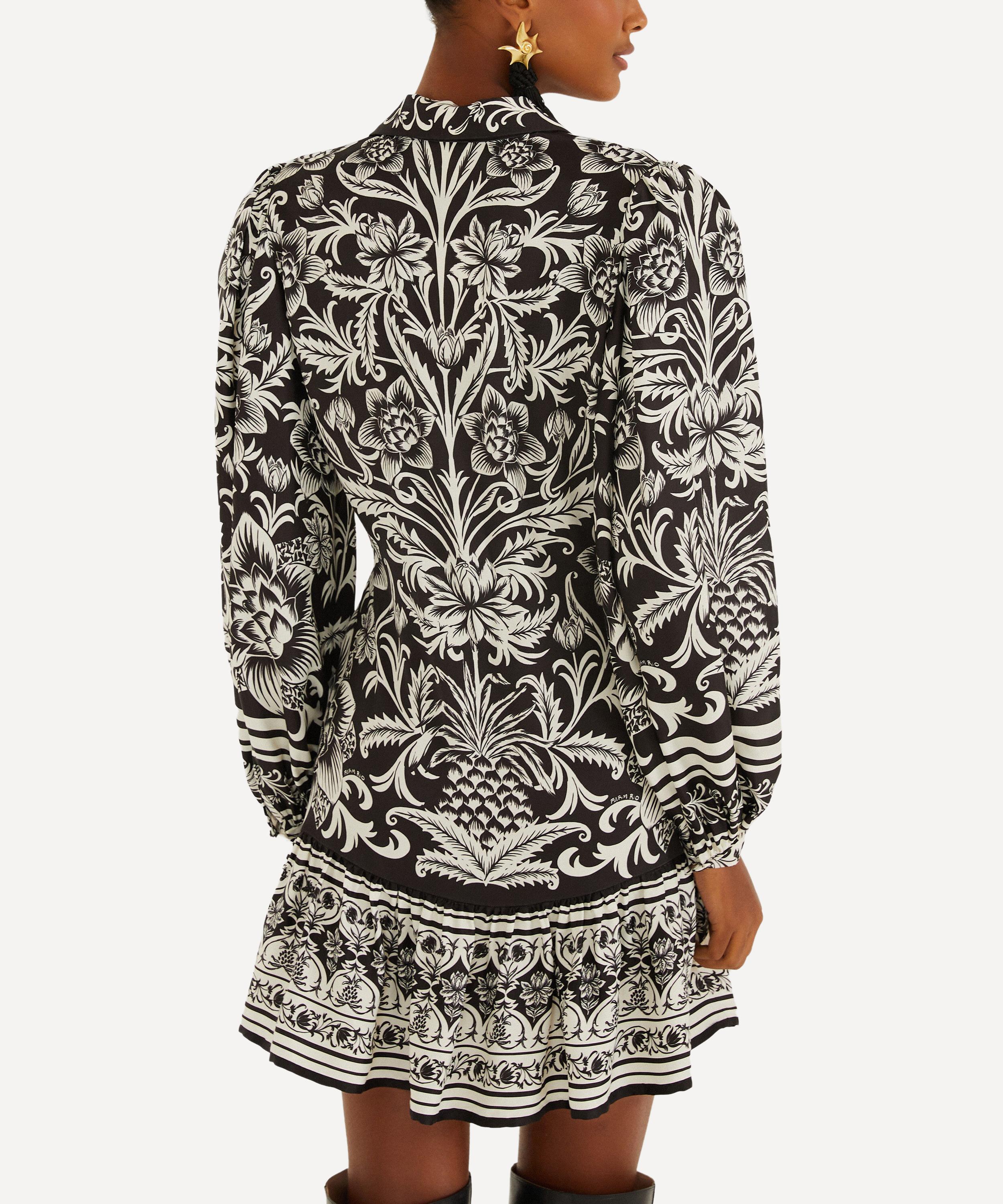 FARM Rio - Black Lisbon Mini Dress image number 1
