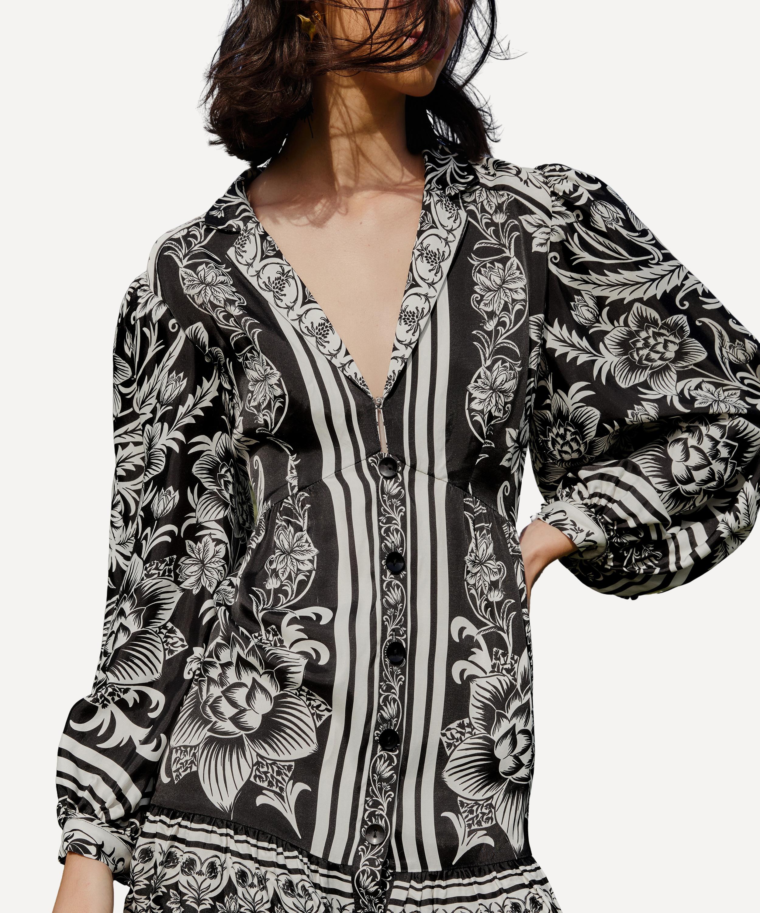 FARM Rio - Black Lisbon Mini Dress image number 2