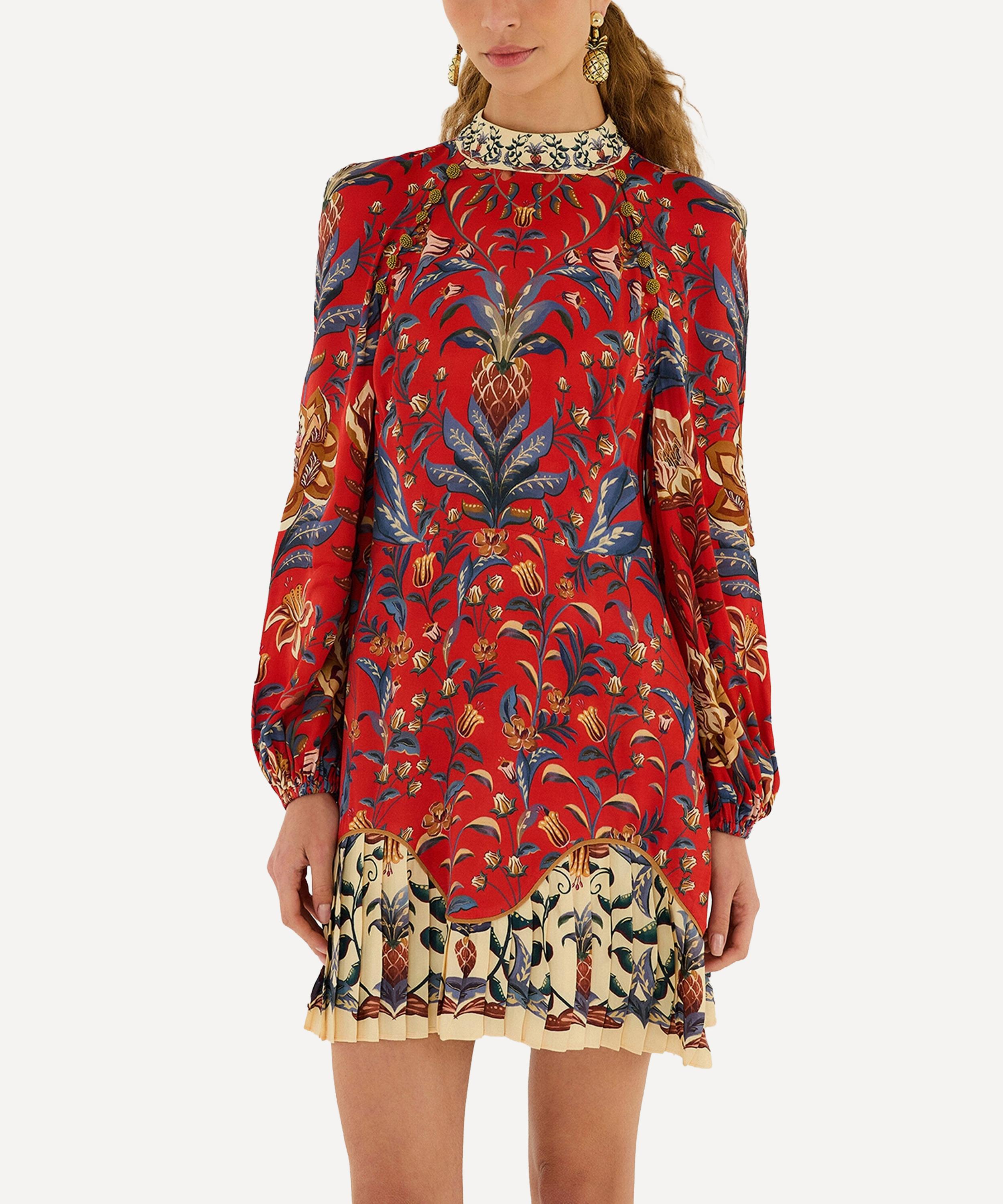 FARM Rio - Red Winter Breeze Mini Dress image number 0