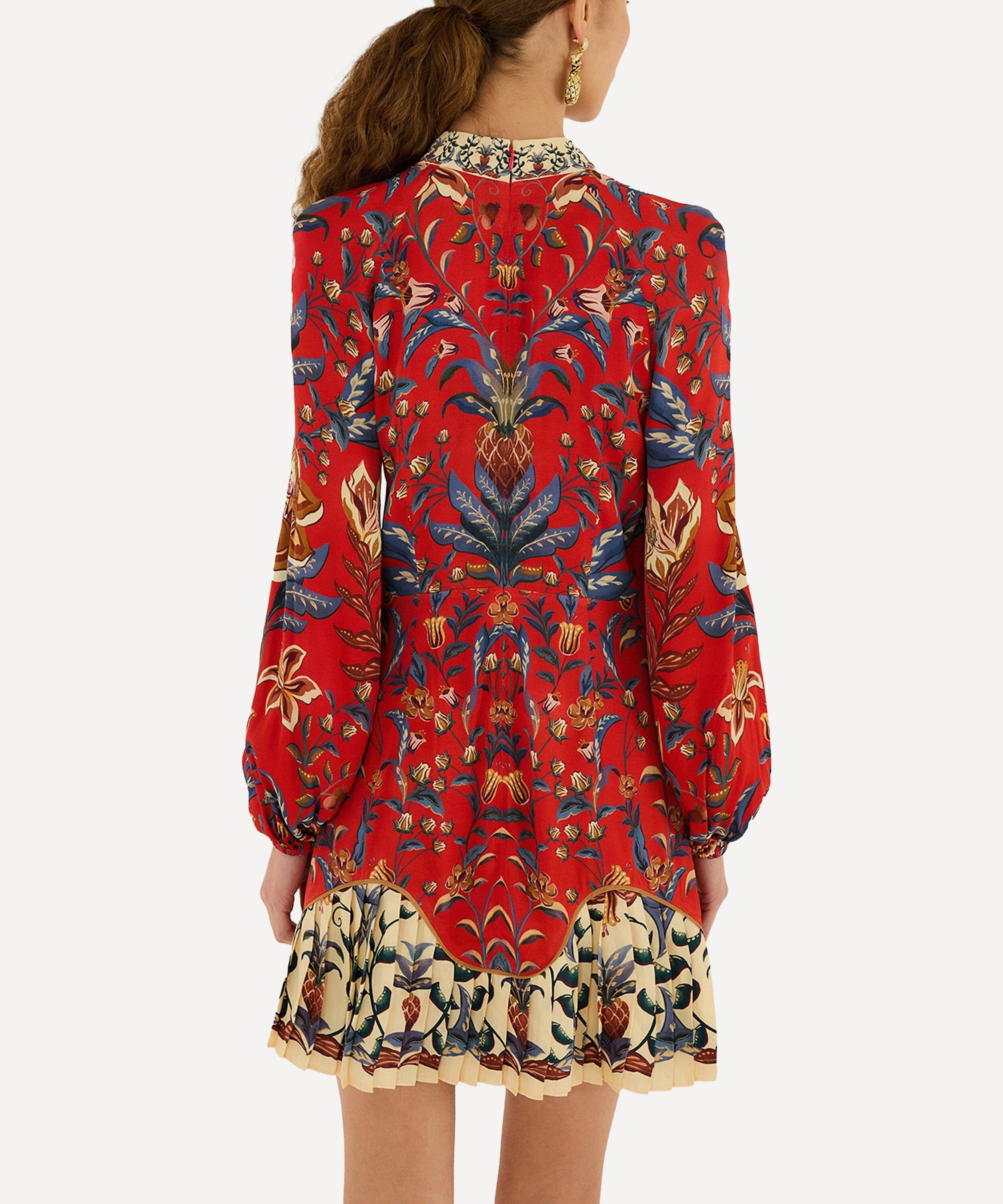 FARM Rio - Red Winter Breeze Mini Dress image number 1