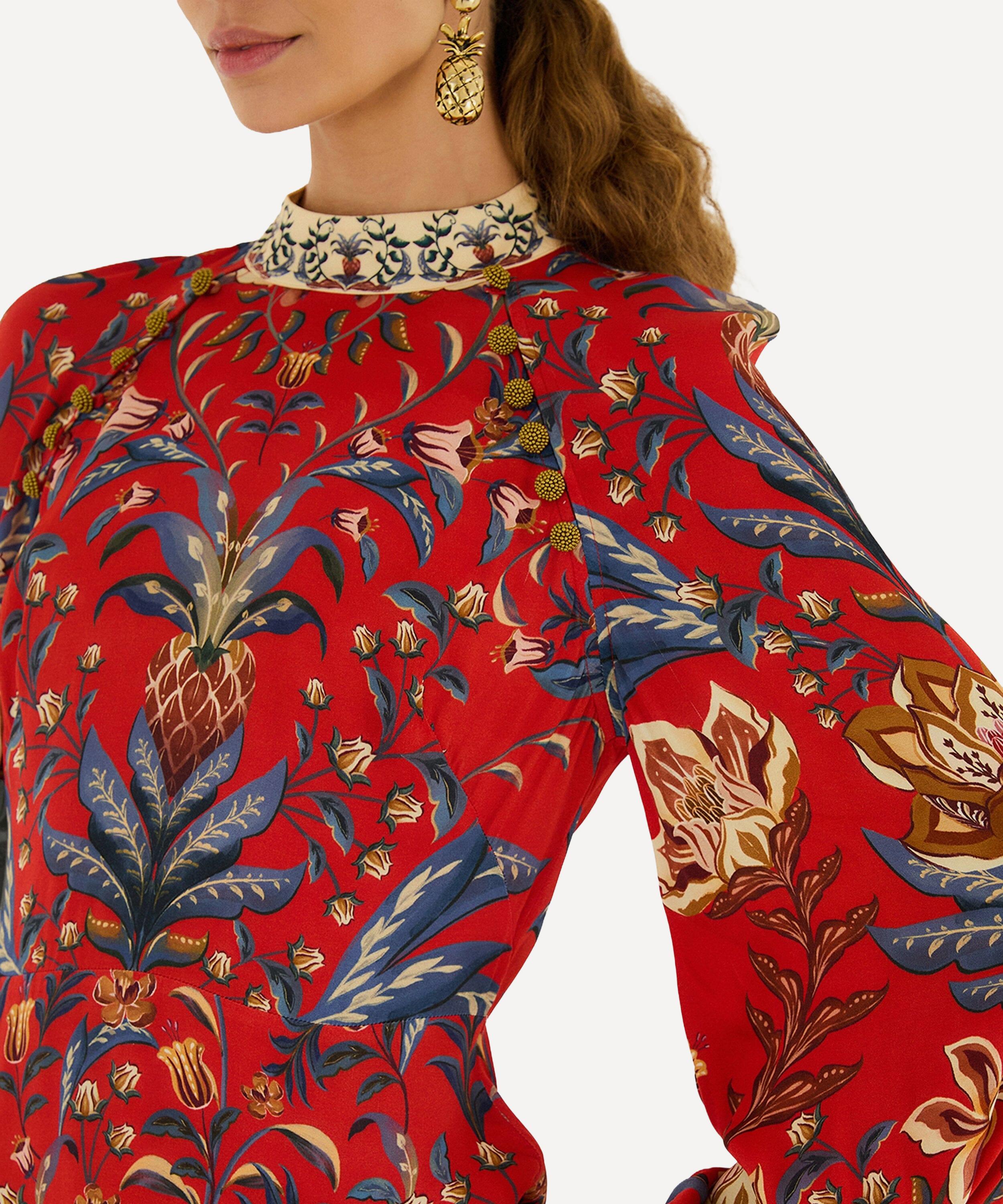 FARM Rio - Red Winter Breeze Mini Dress image number 2