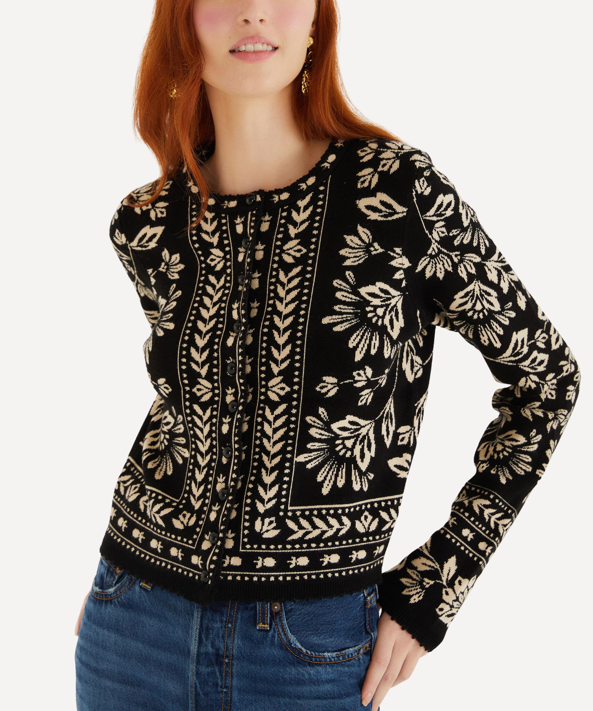 FARM Rio - Flower Bloom Knit Cardigan image number 0