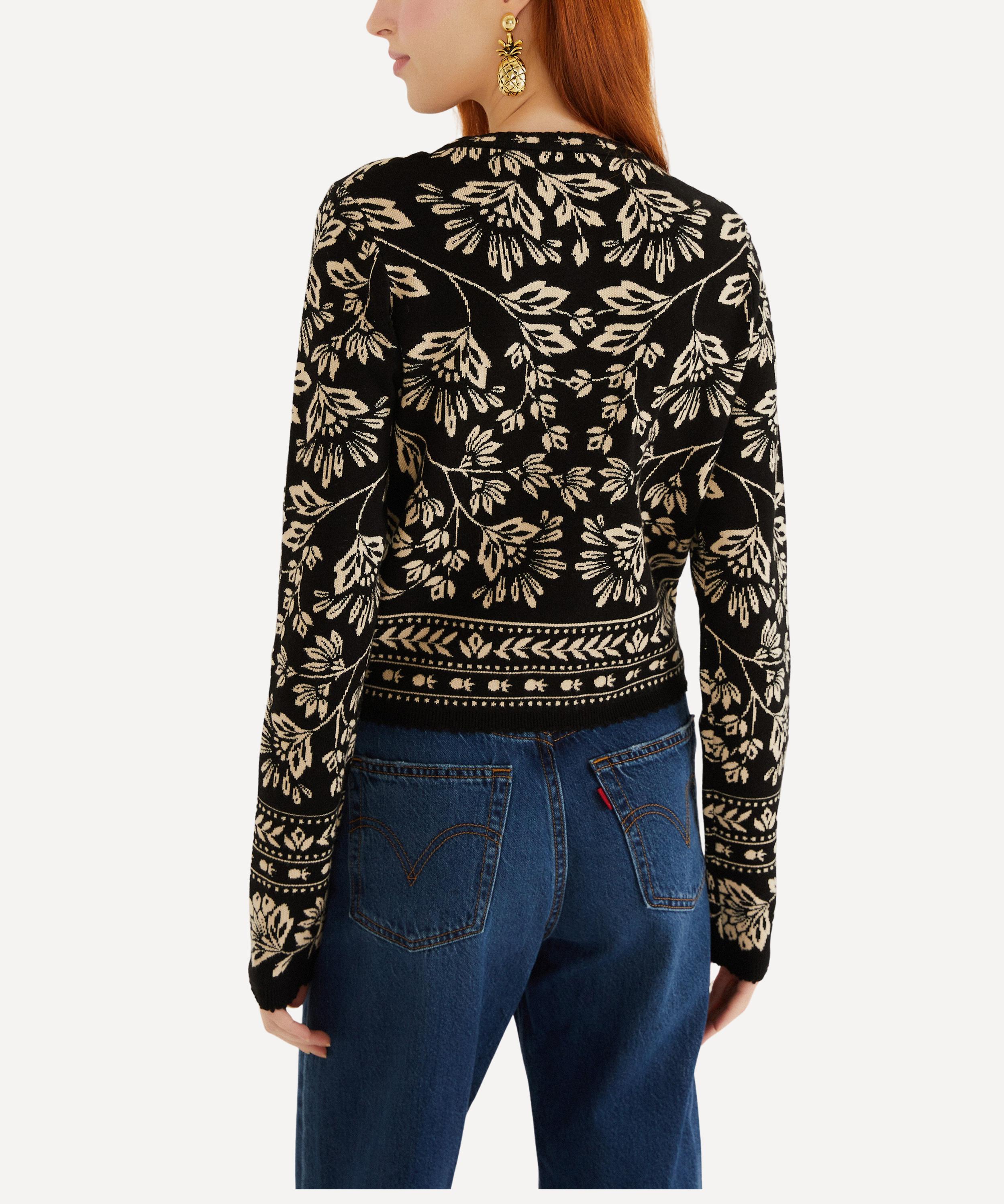 FARM Rio - Flower Bloom Knit Cardigan image number 1