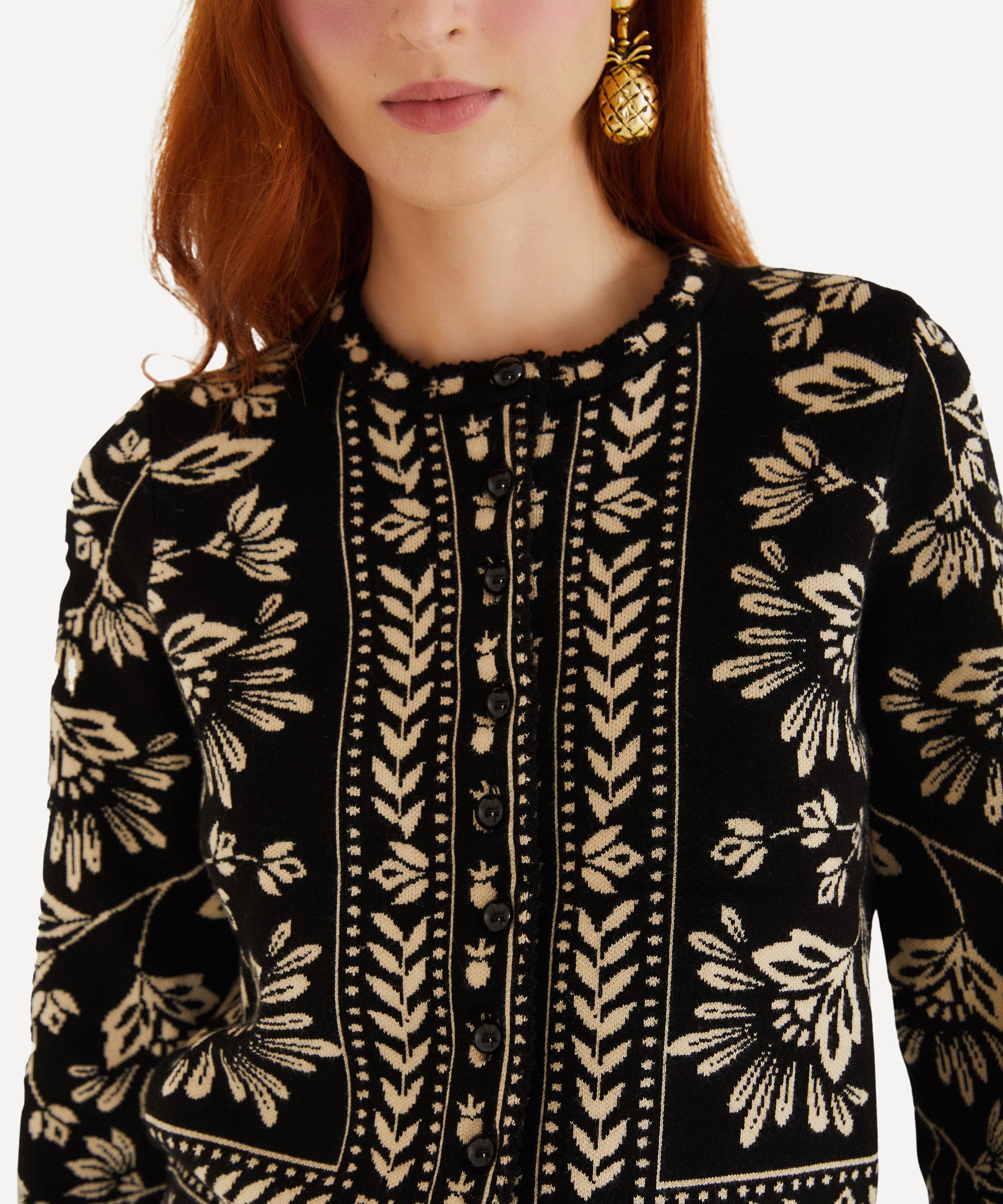 FARM Rio - Flower Bloom Knit Cardigan image number 2
