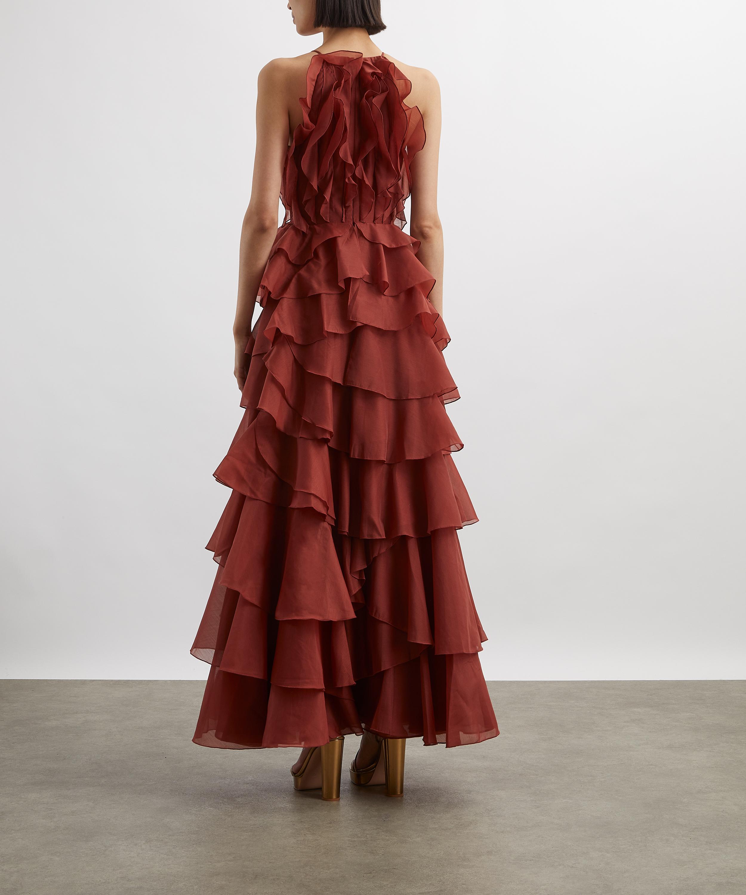 Aje - Cleo Rust Gown image number 3