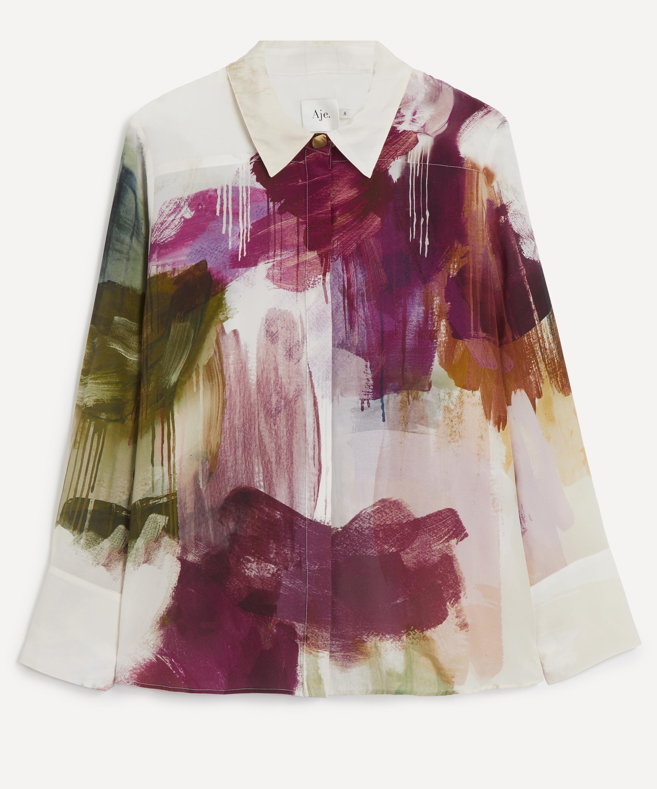 Aje - Atomic Impressionist Silk Shirt