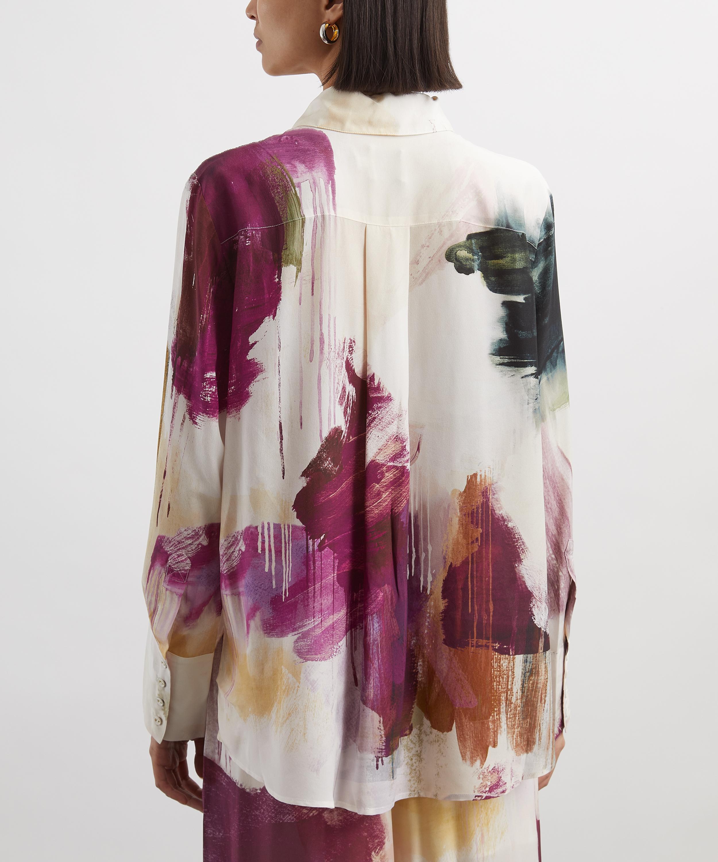 Aje - Atomic Impressionist Silk Shirt image number 3