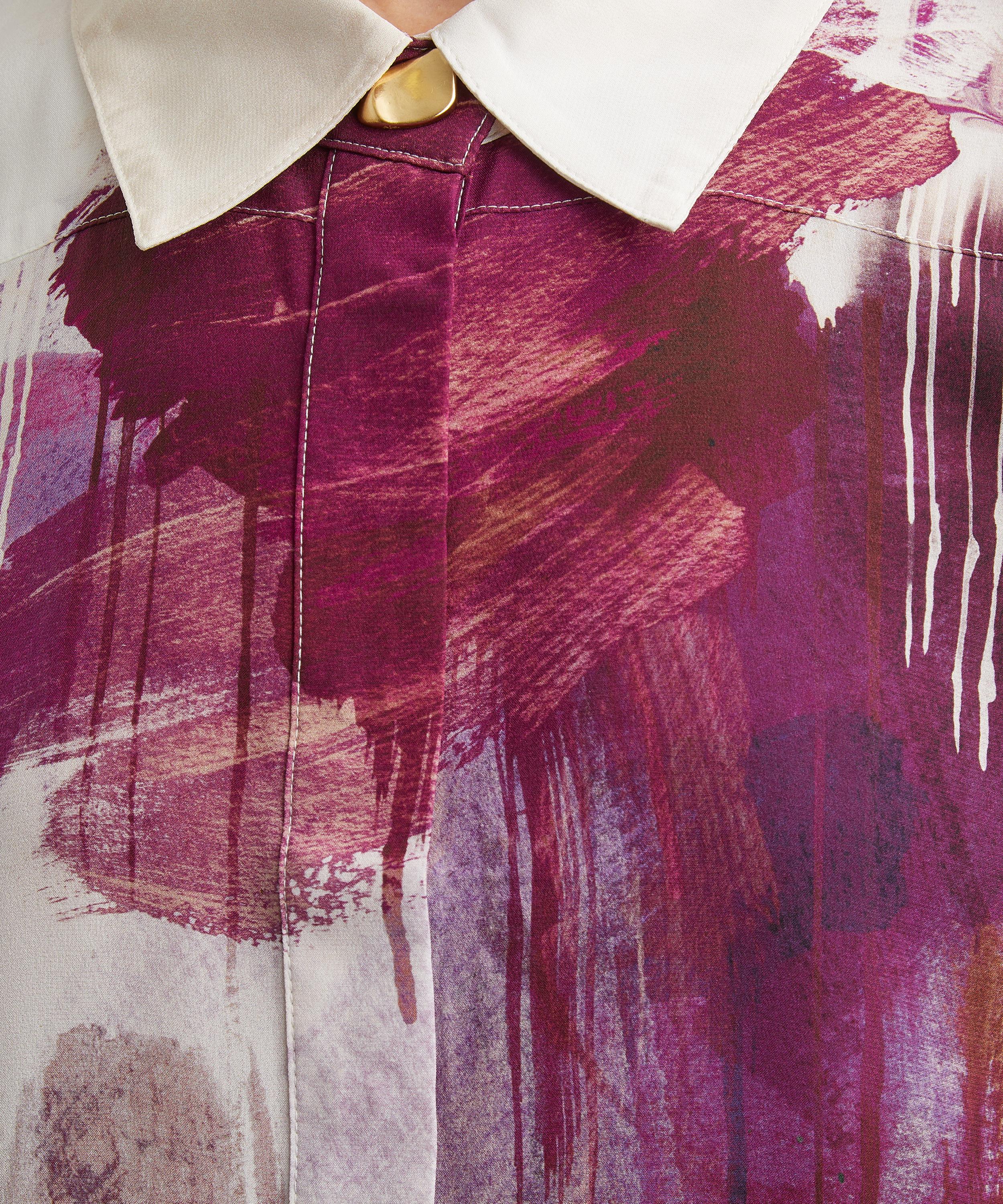 Aje - Atomic Impressionist Silk Shirt image number 4