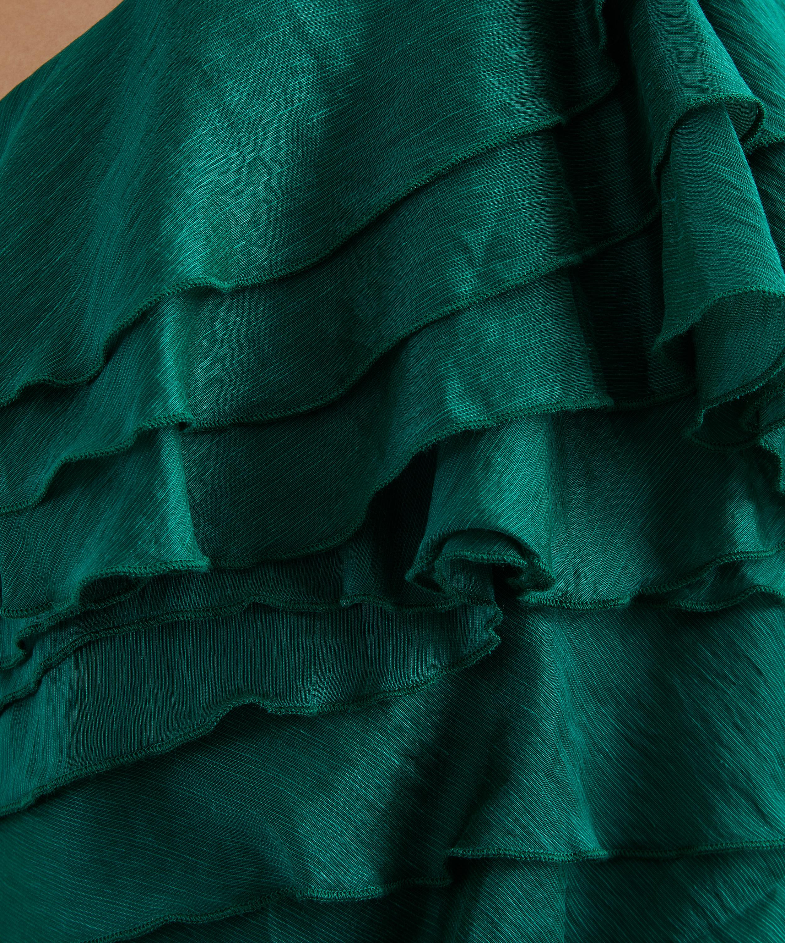 Aje - Rosaline Forest Green Mini Dress image number 4