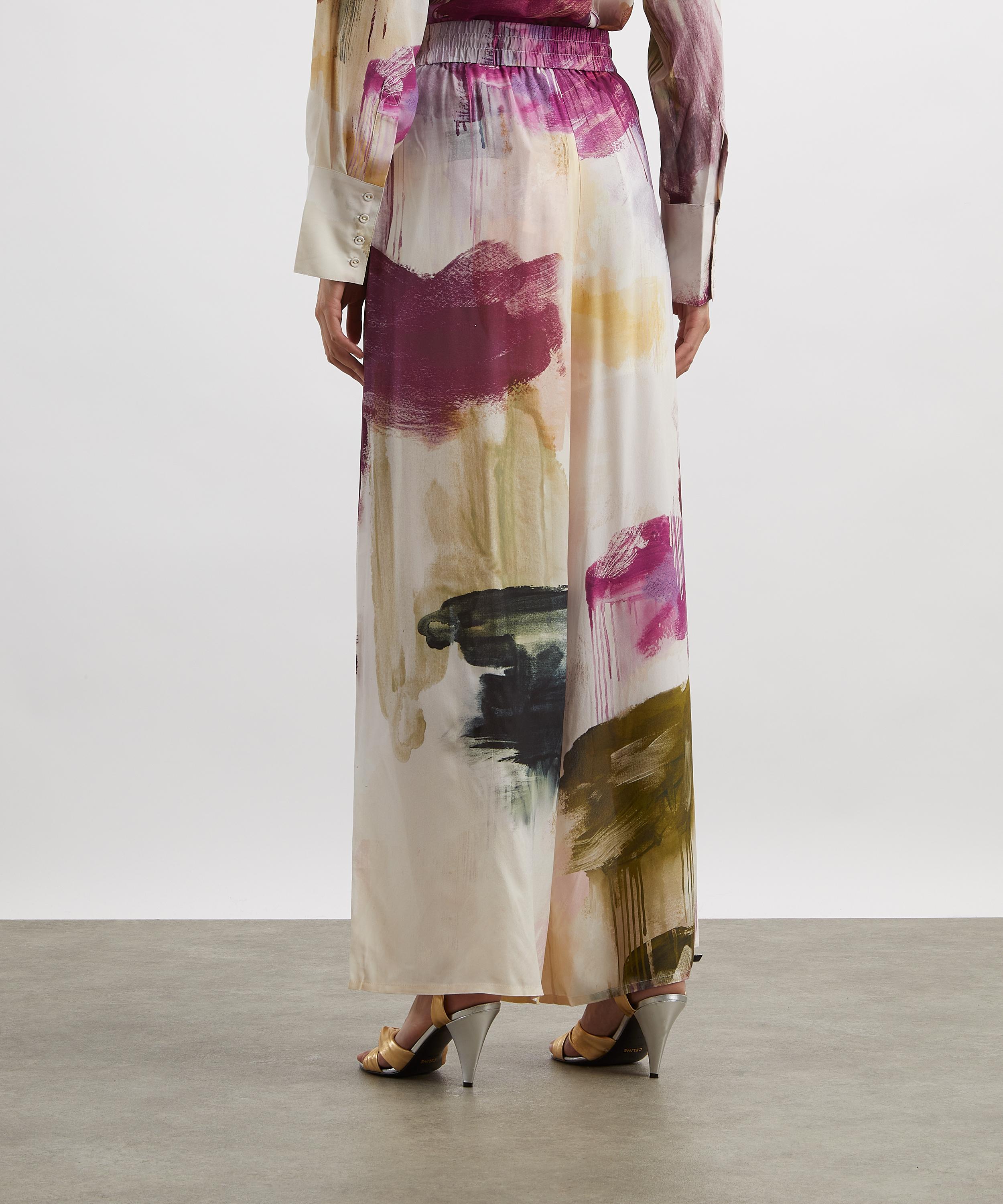 Aje - Atomic Impressionist Silk Trousers image number 3