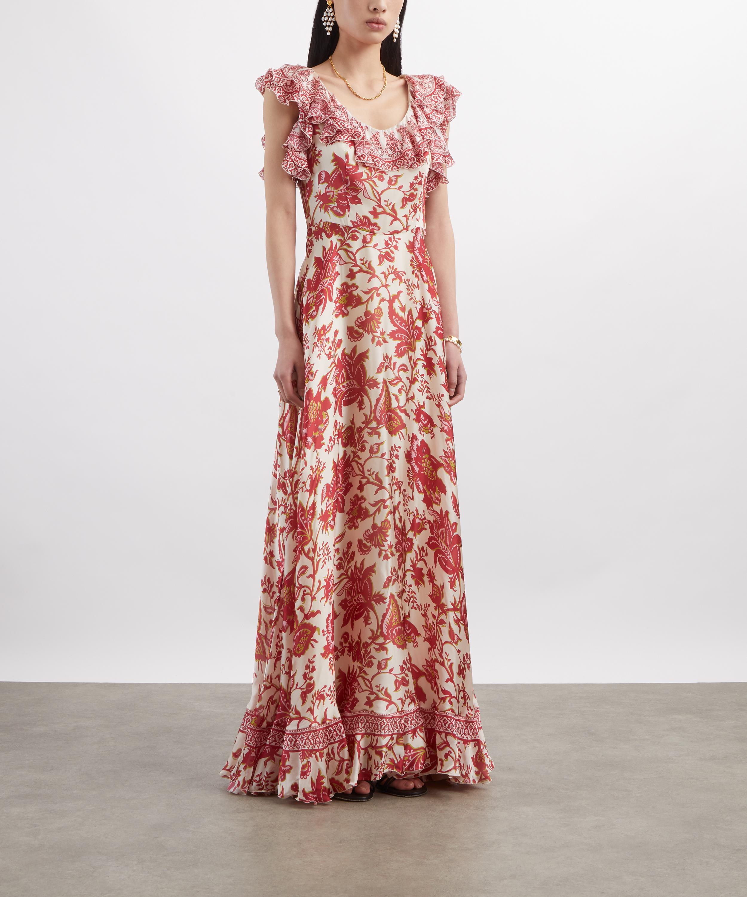 Etro - Peau D&rsquo;Ange Silk Long Dress image number 2