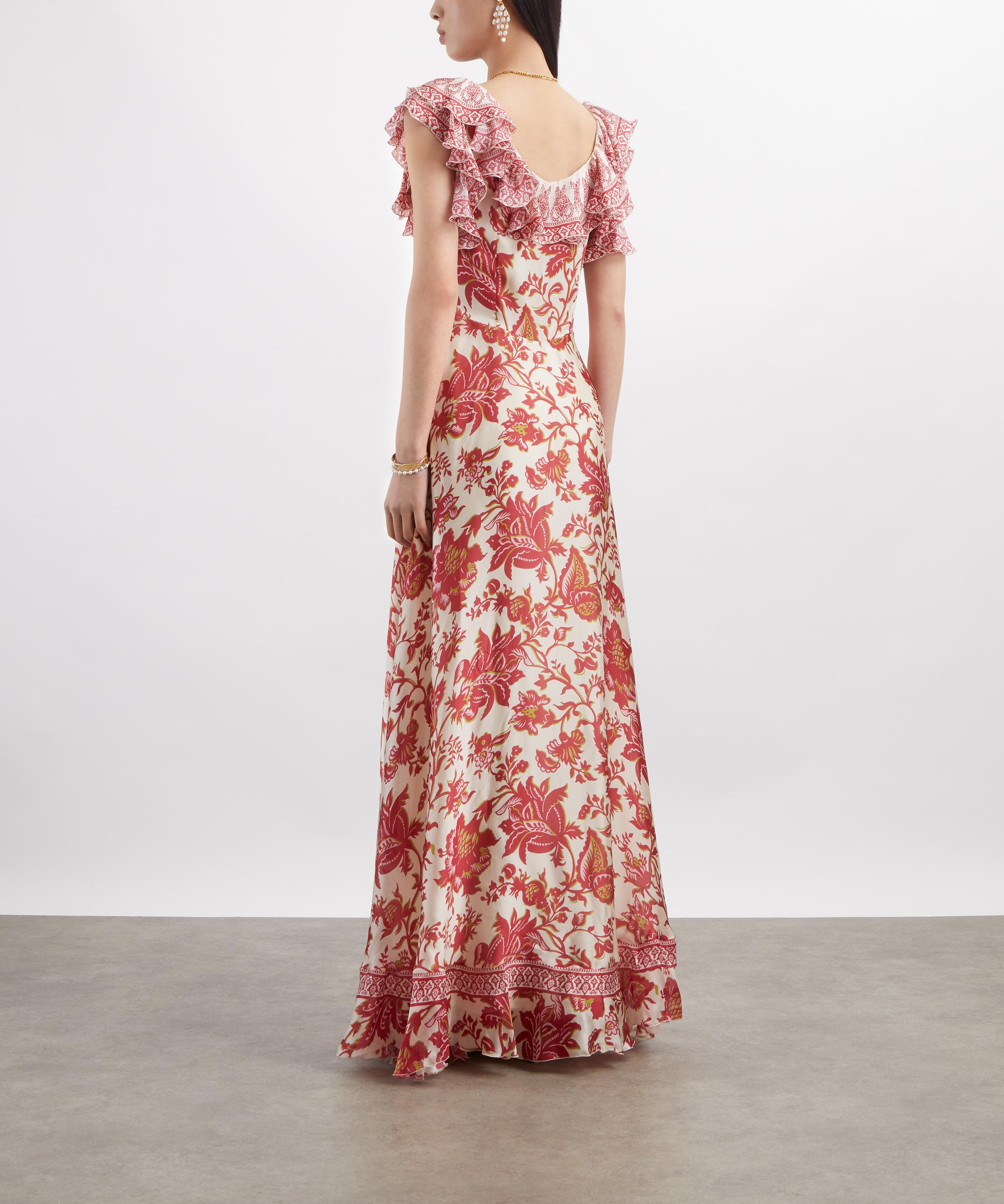Etro - Peau D&rsquo;Ange Silk Long Dress image number 3