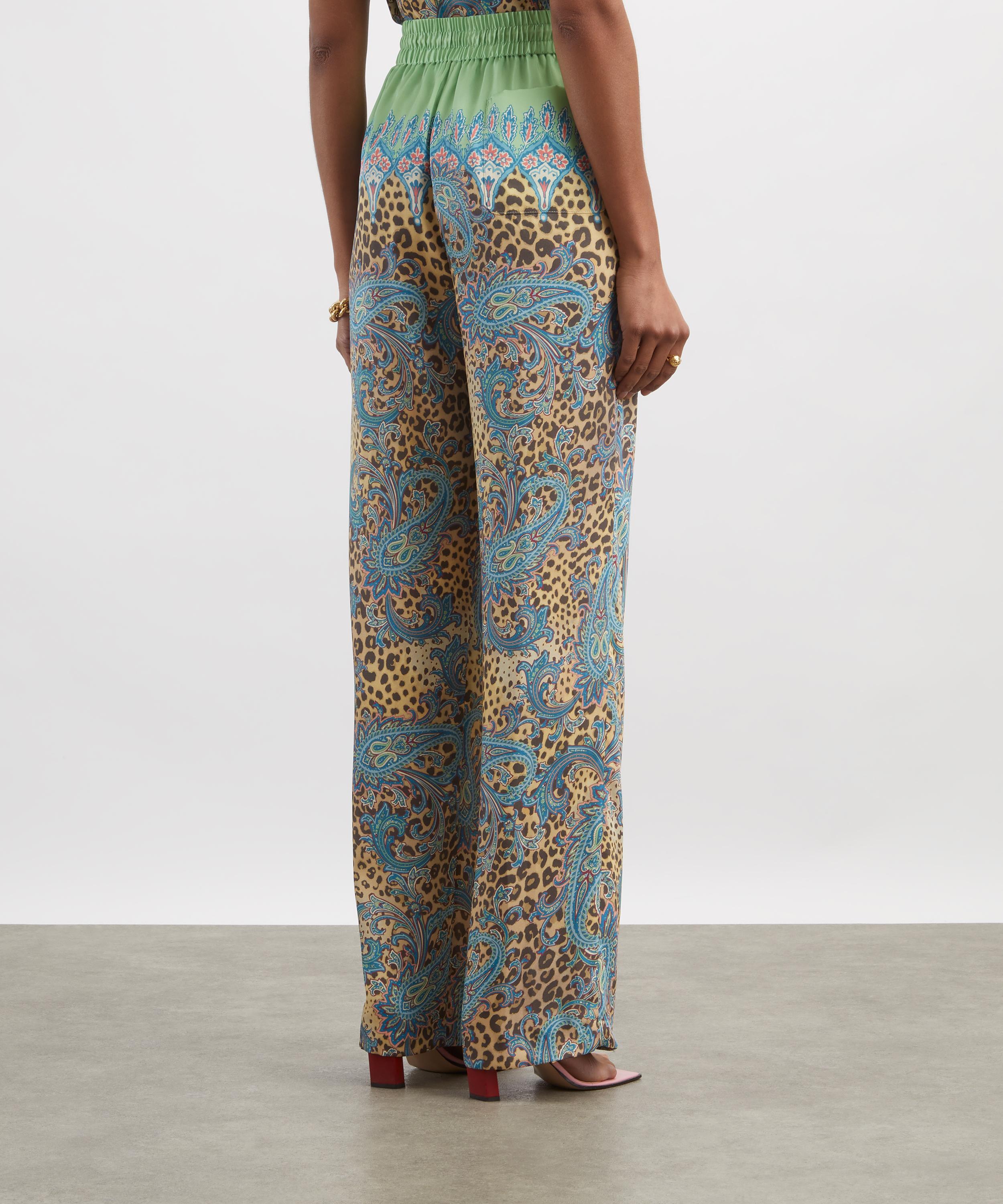 Etro - Animal Paisley Print Trousers image number 3