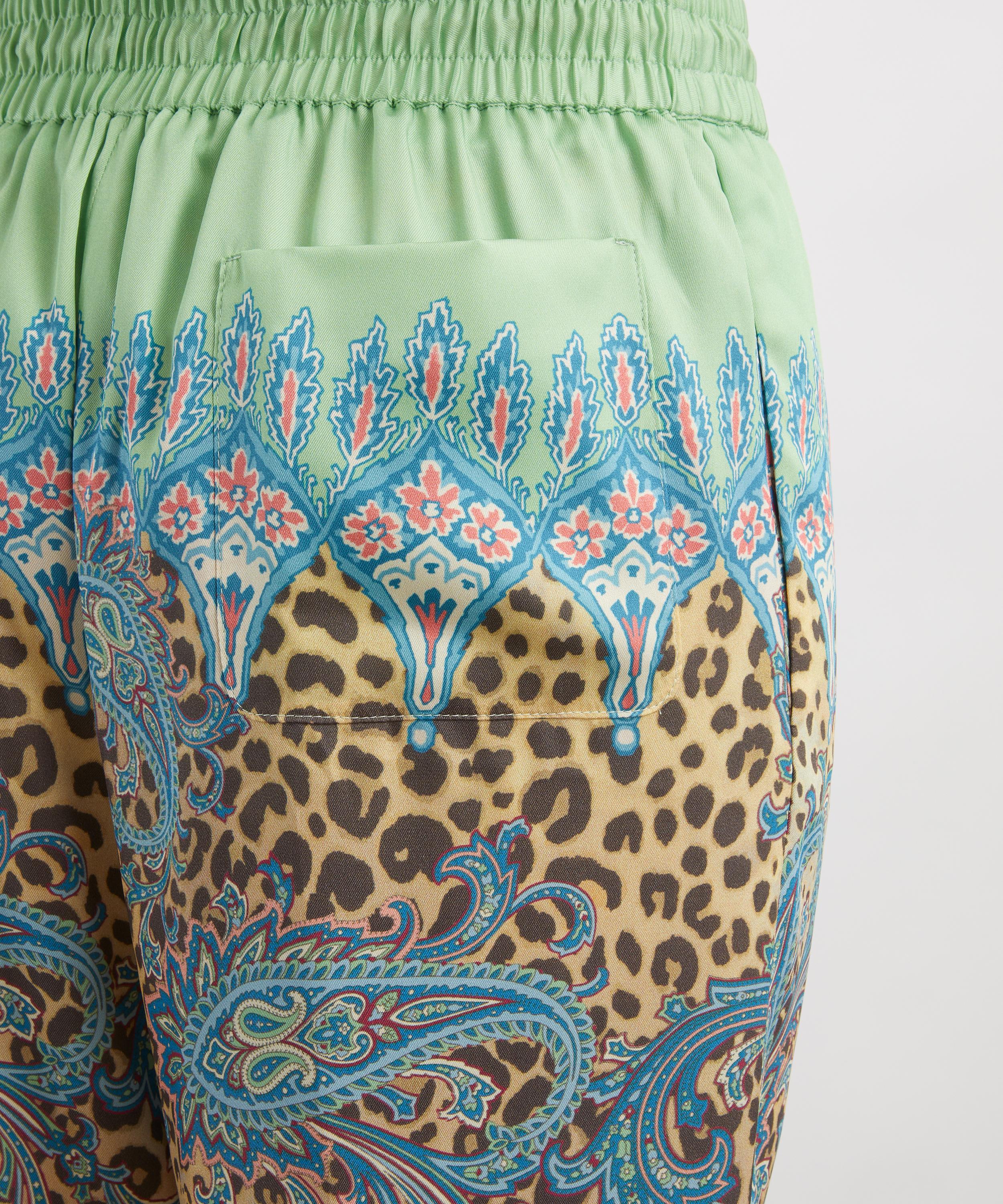 Etro - Animal Paisley Print Trousers image number 4