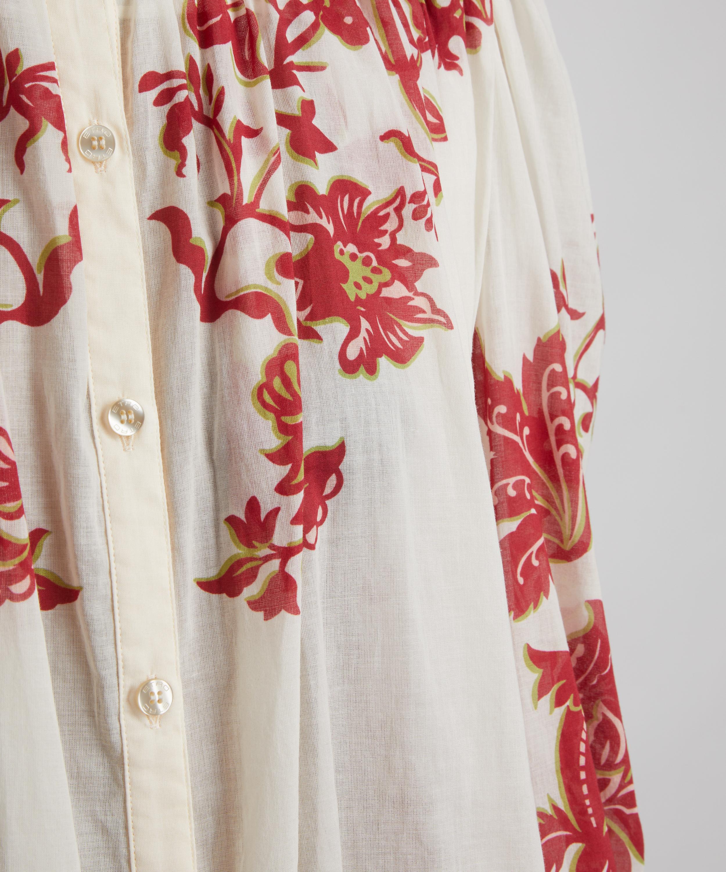 Etro - Floral Cotton Voile Blouse image number 4