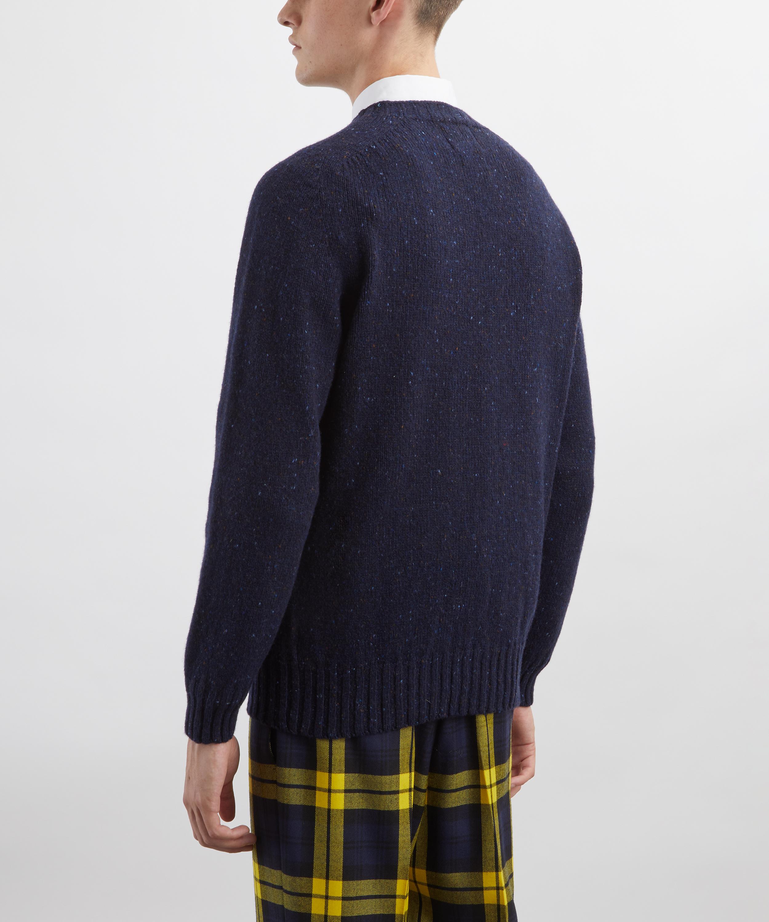 Howlin' - Terry Navy Wool Jumper image number 3