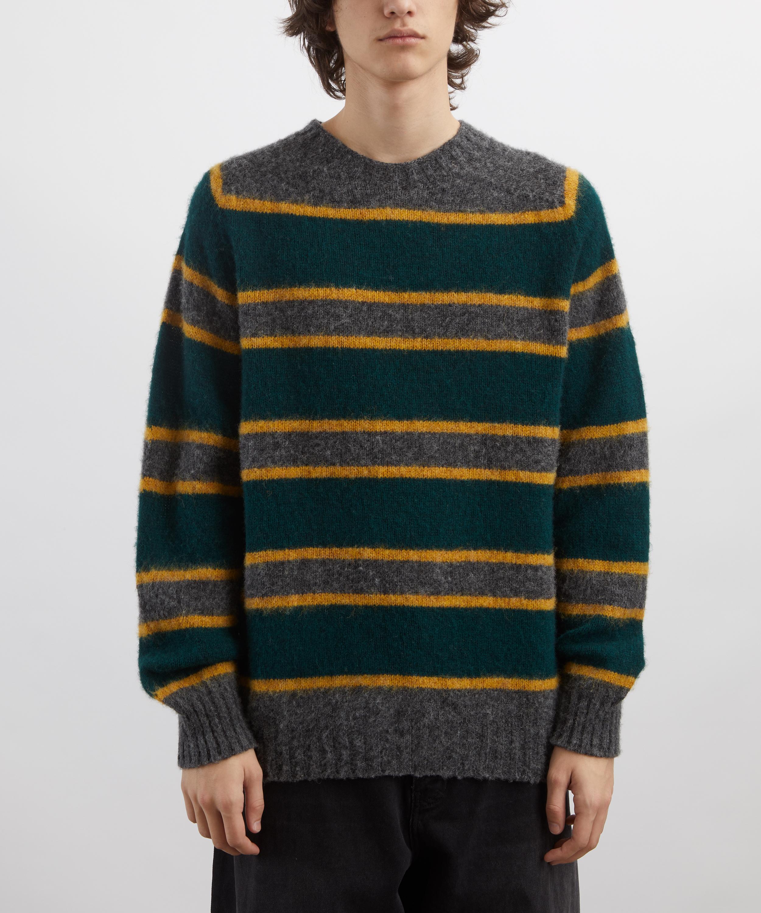 Howlin - Absolute Belter Striped Wool Jumper image number 2