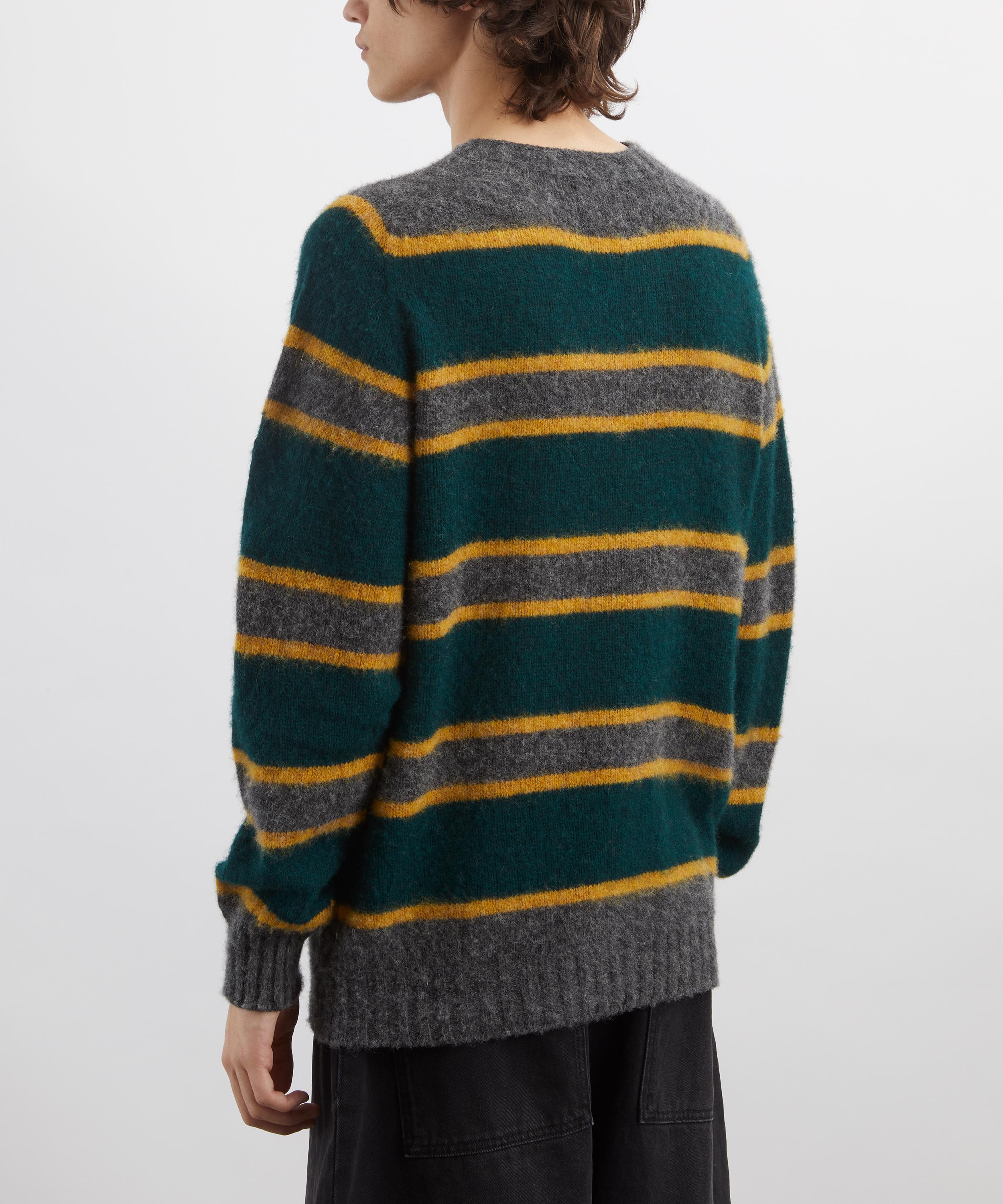 Howlin - Absolute Belter Striped Wool Jumper image number 3