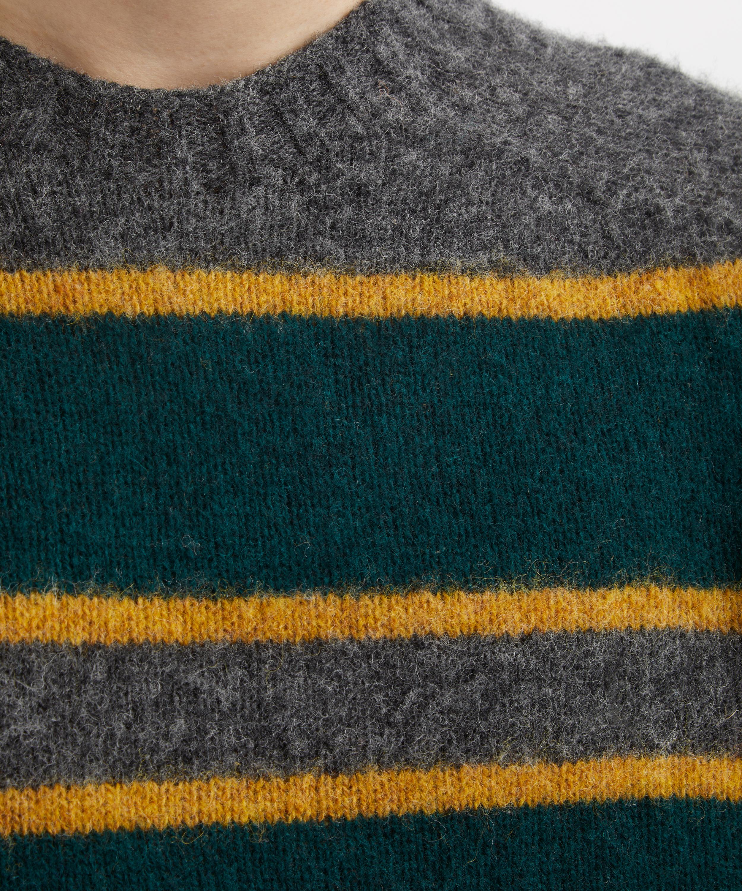 Howlin - Absolute Belter Striped Wool Jumper image number 4