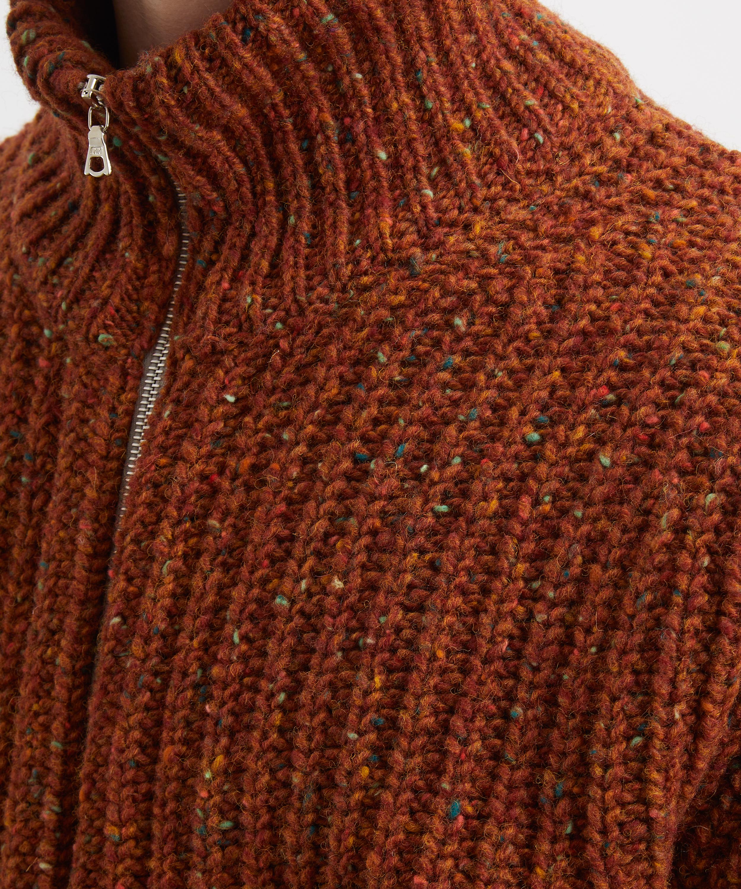 Howlin' - Loose Ends Tweed Yarn Cardigan image number 4