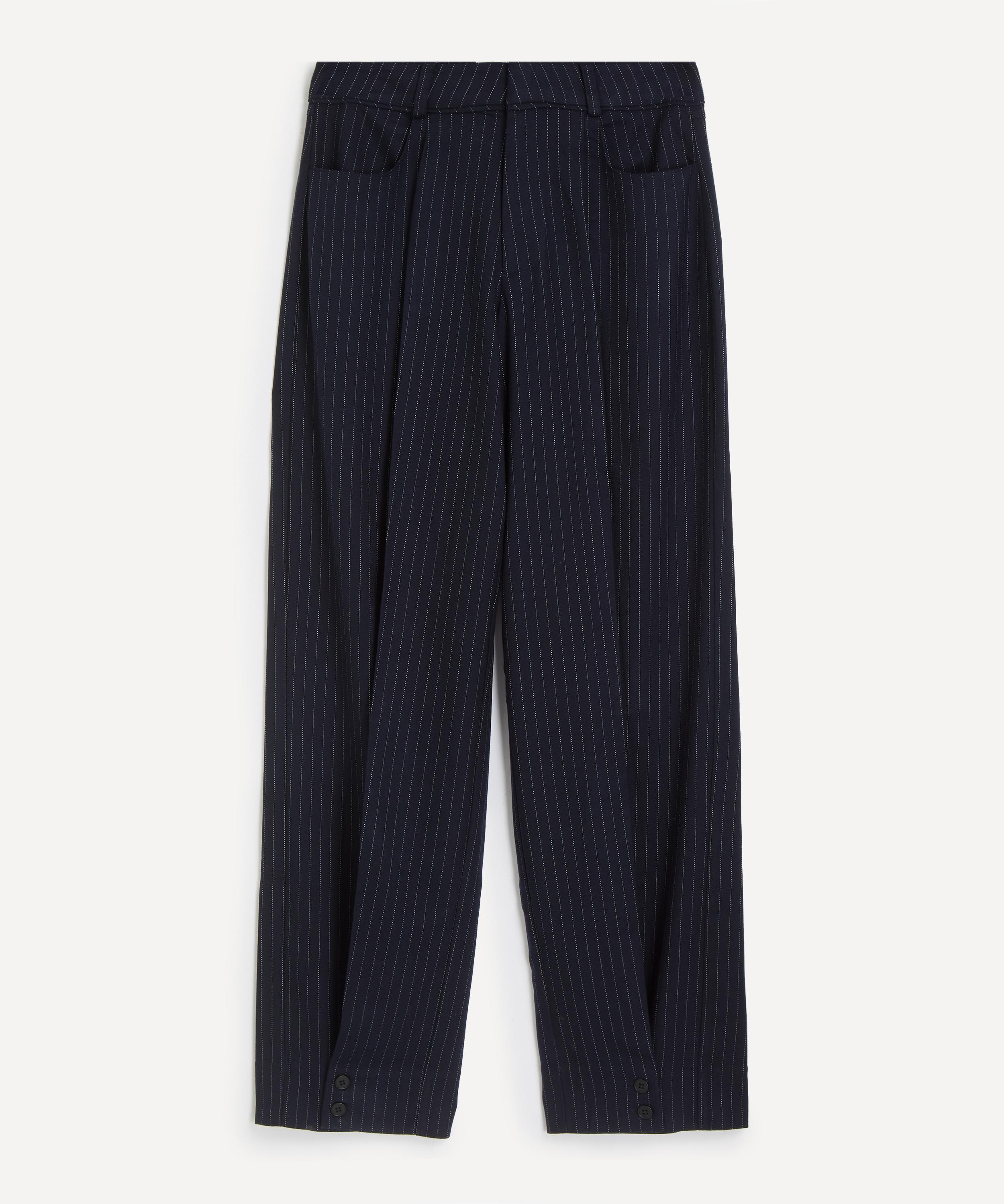 Peachy Den - Bardot Ink Pinstripe Trousers image number 0