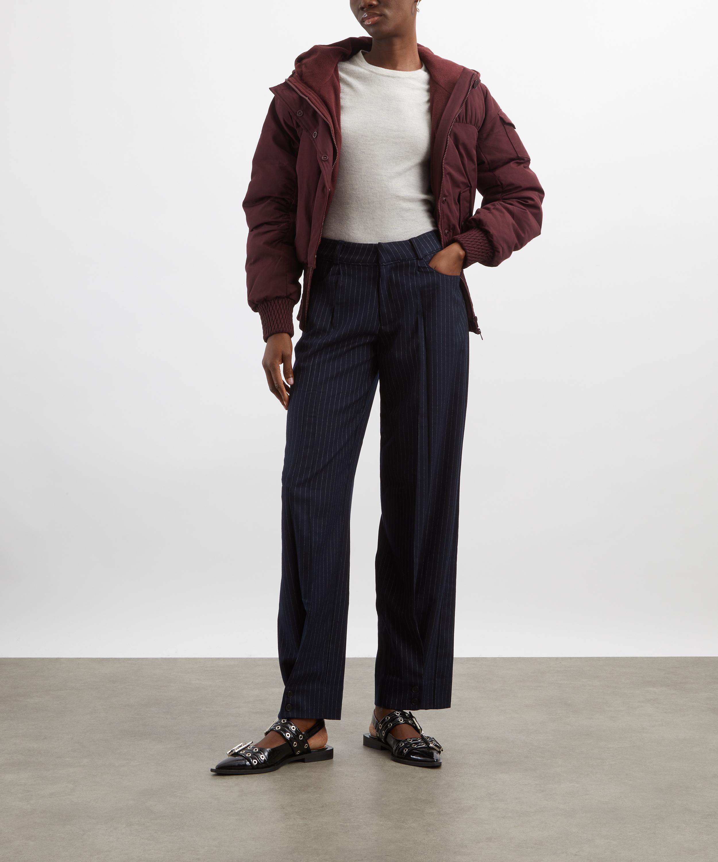 Peachy Den - Bardot Ink Pinstripe Trousers image number 1
