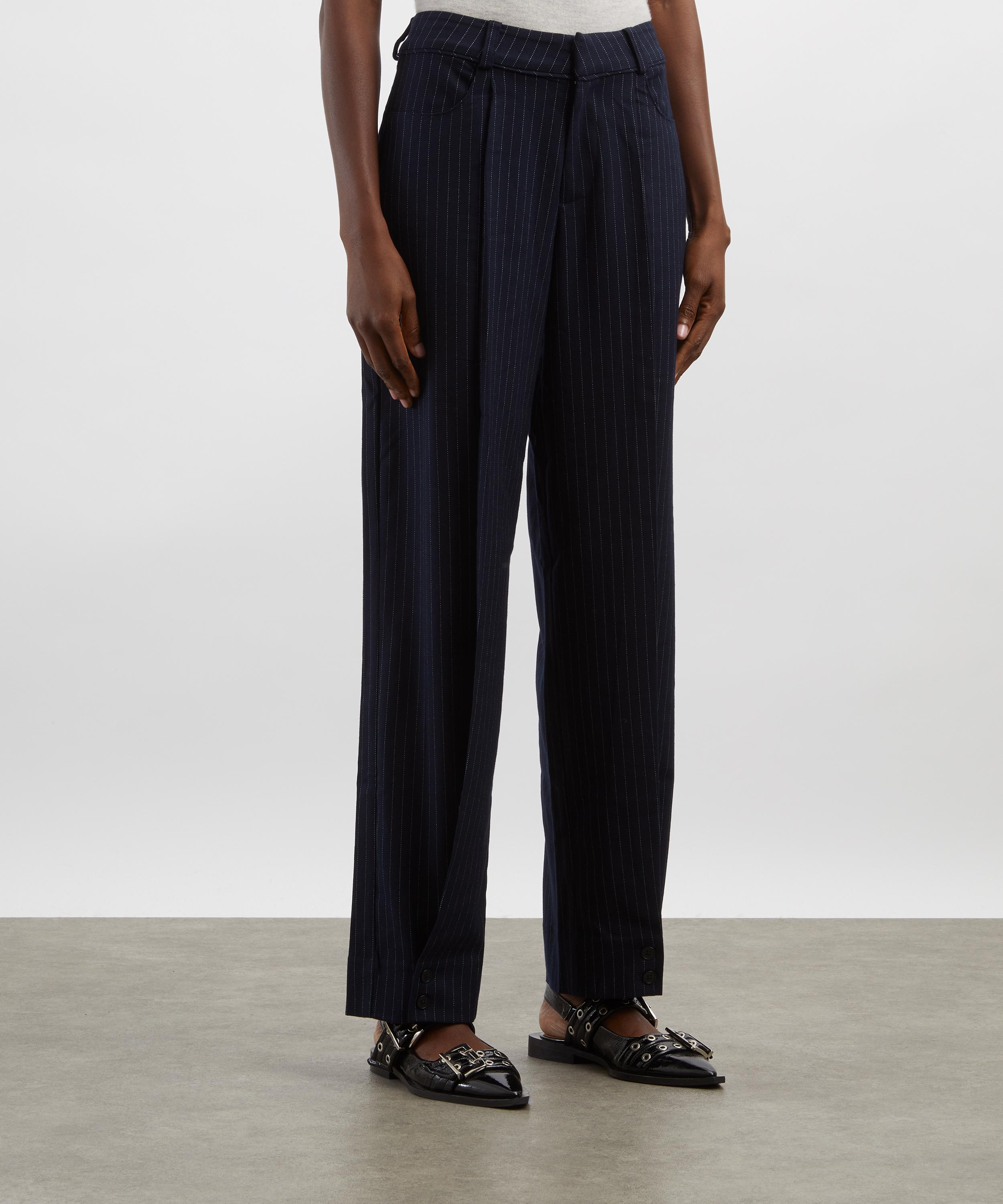 Peachy Den - Bardot Ink Pinstripe Trousers image number 2