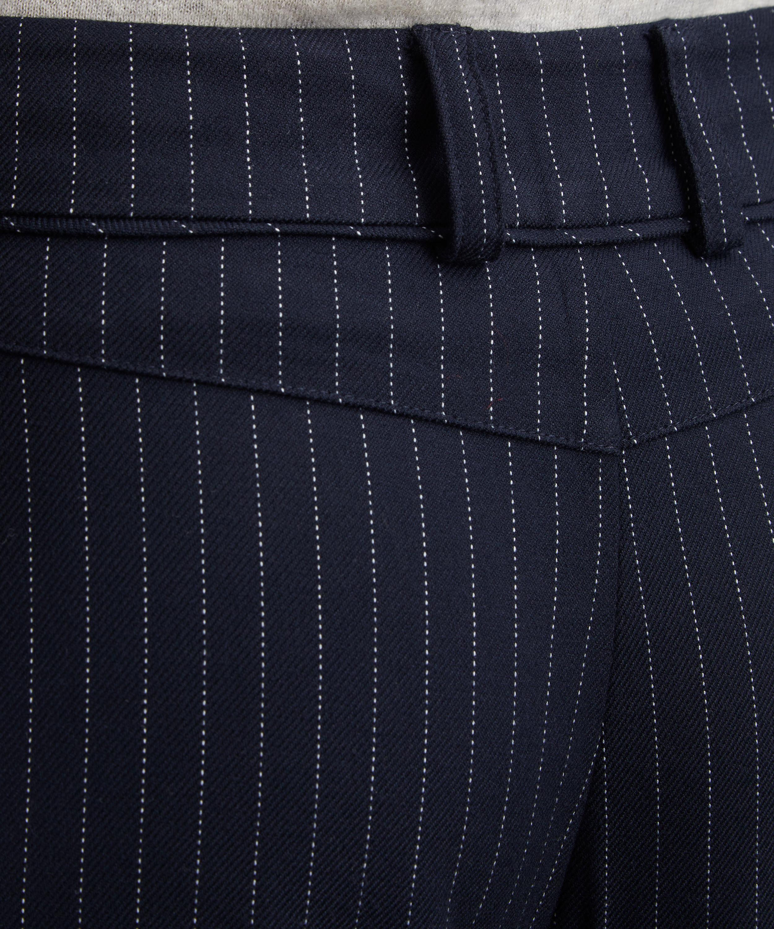 Peachy Den - Bardot Ink Pinstripe Trousers image number 4