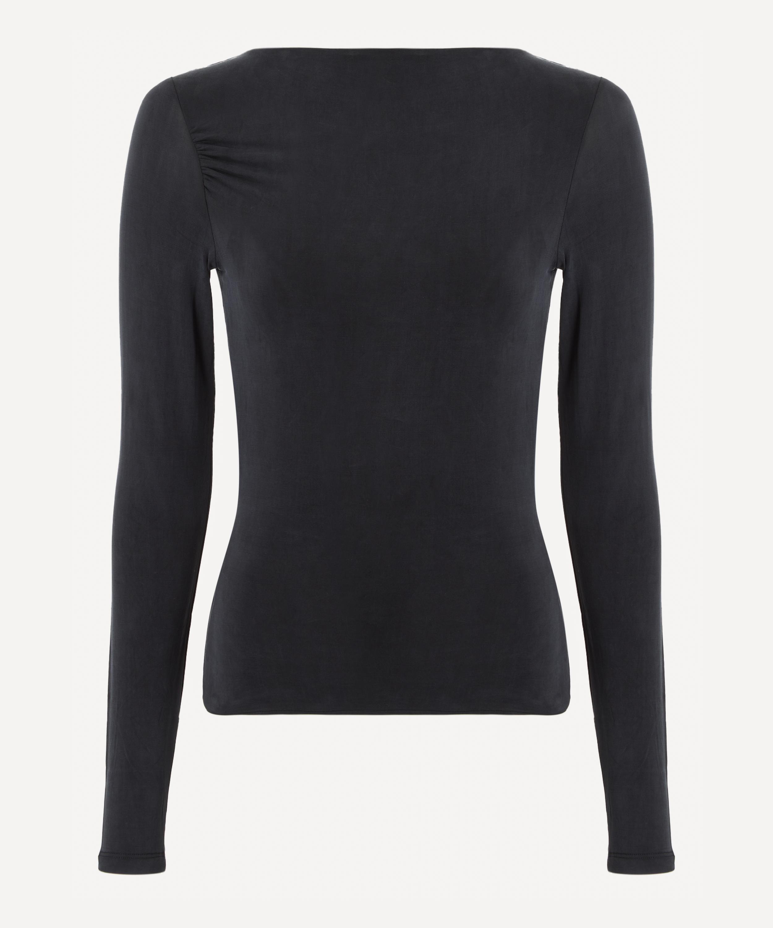 Peachy Den - Kylie Graphite Long-Sleeve Top image number 0