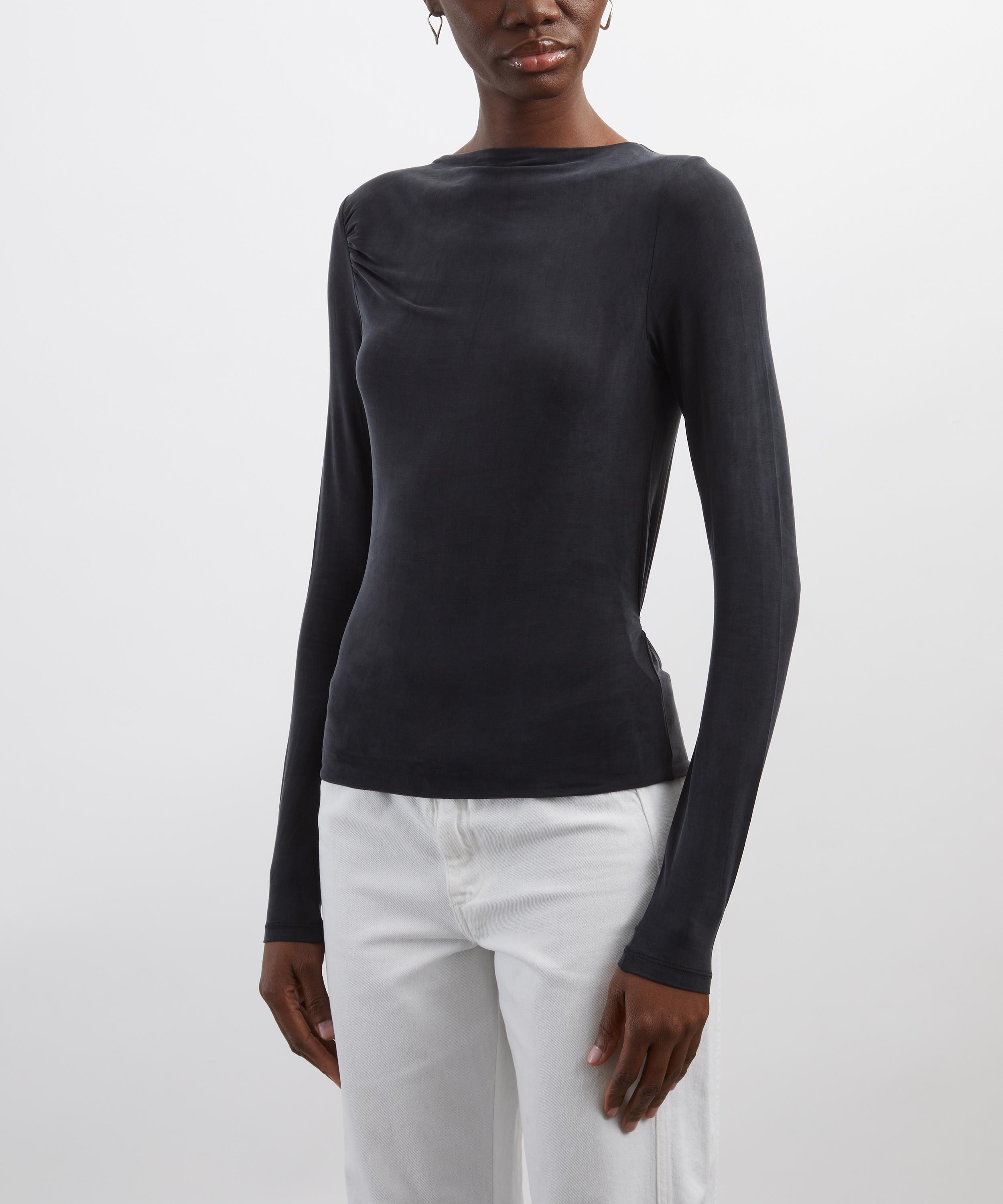 Peachy Den - Kylie Graphite Long-Sleeve Top image number 2