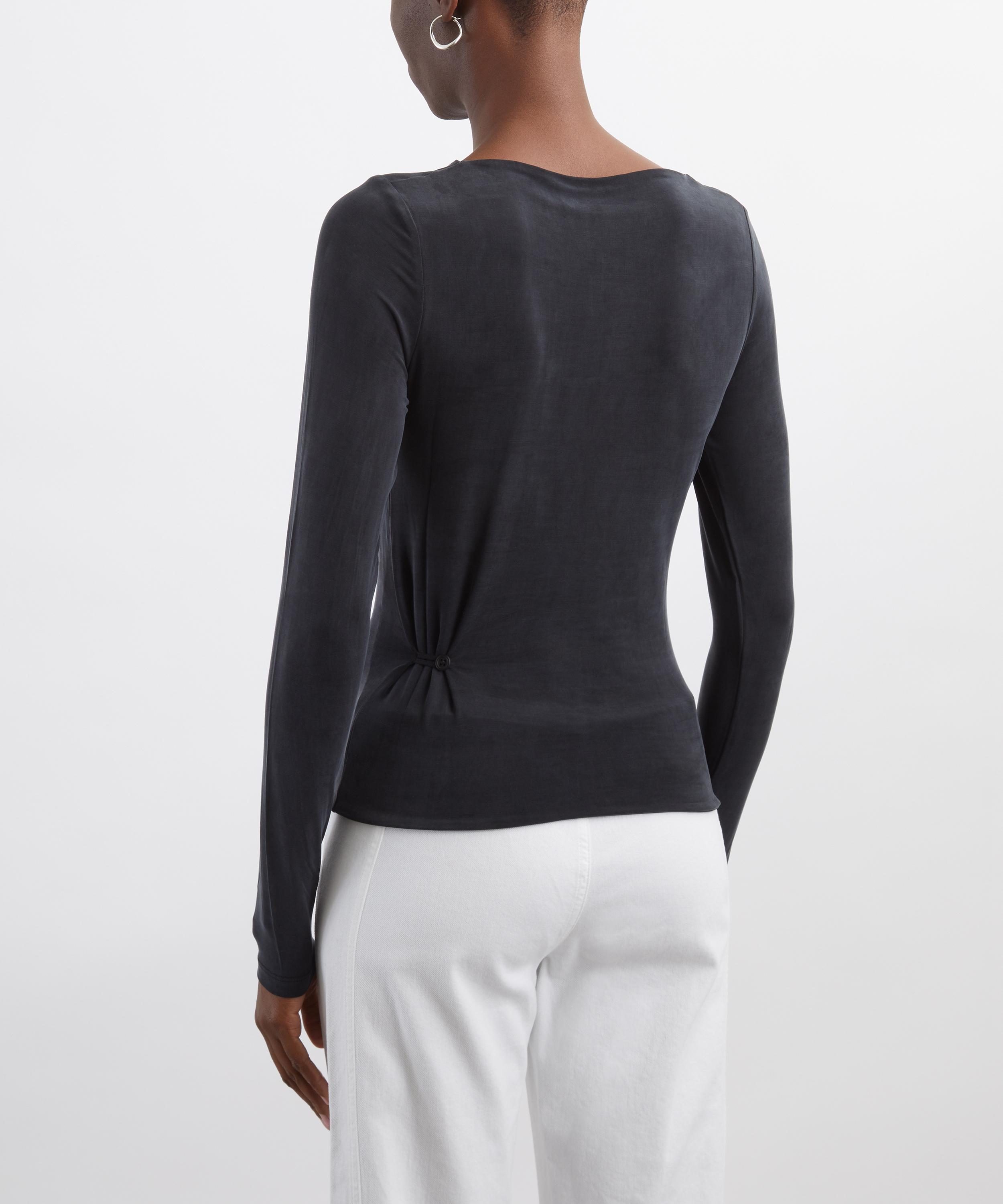 Peachy Den - Kylie Graphite Long-Sleeve Top image number 3