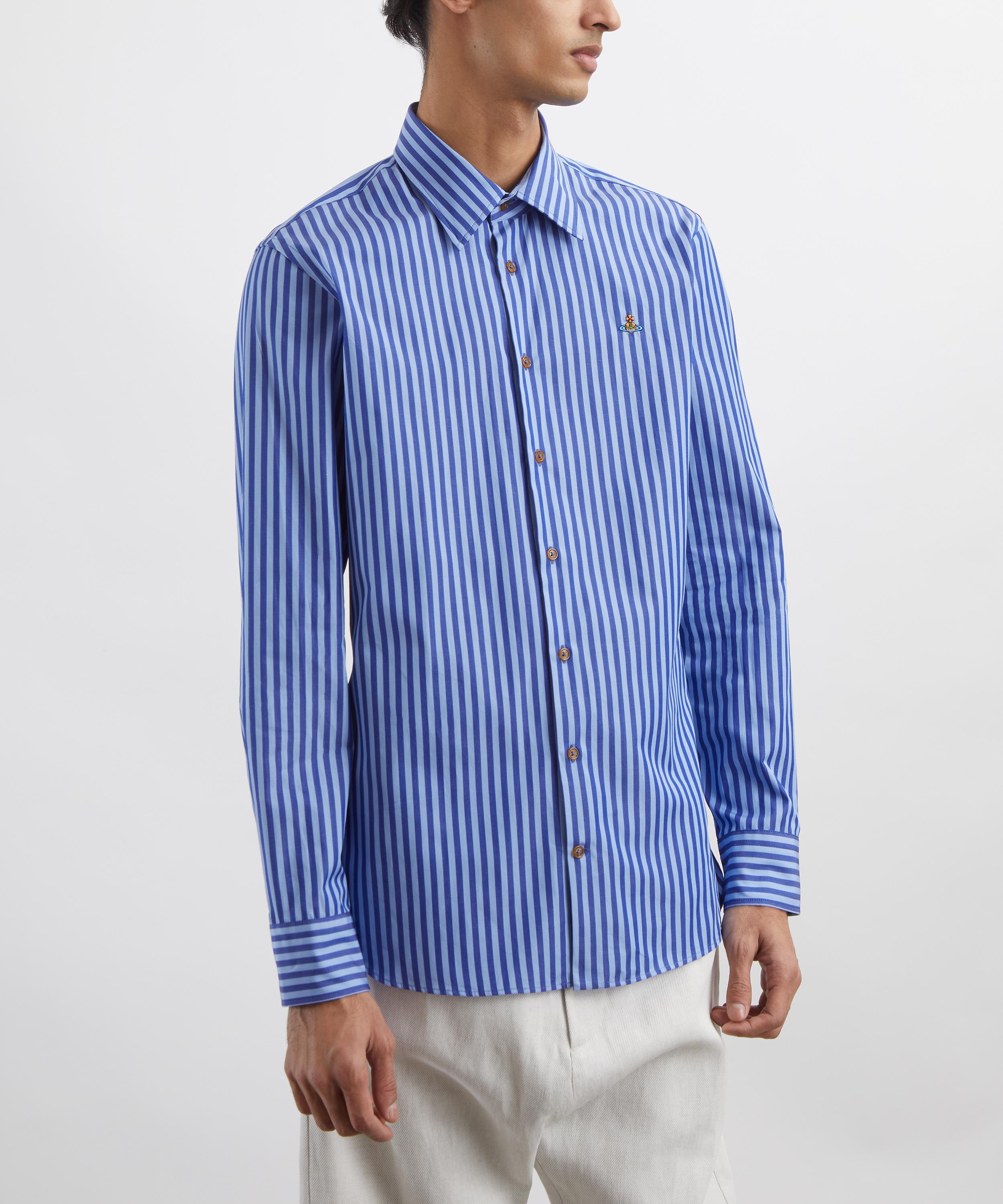 Vivienne Westwood - Blue Stripe Ghost Shirt image number 2