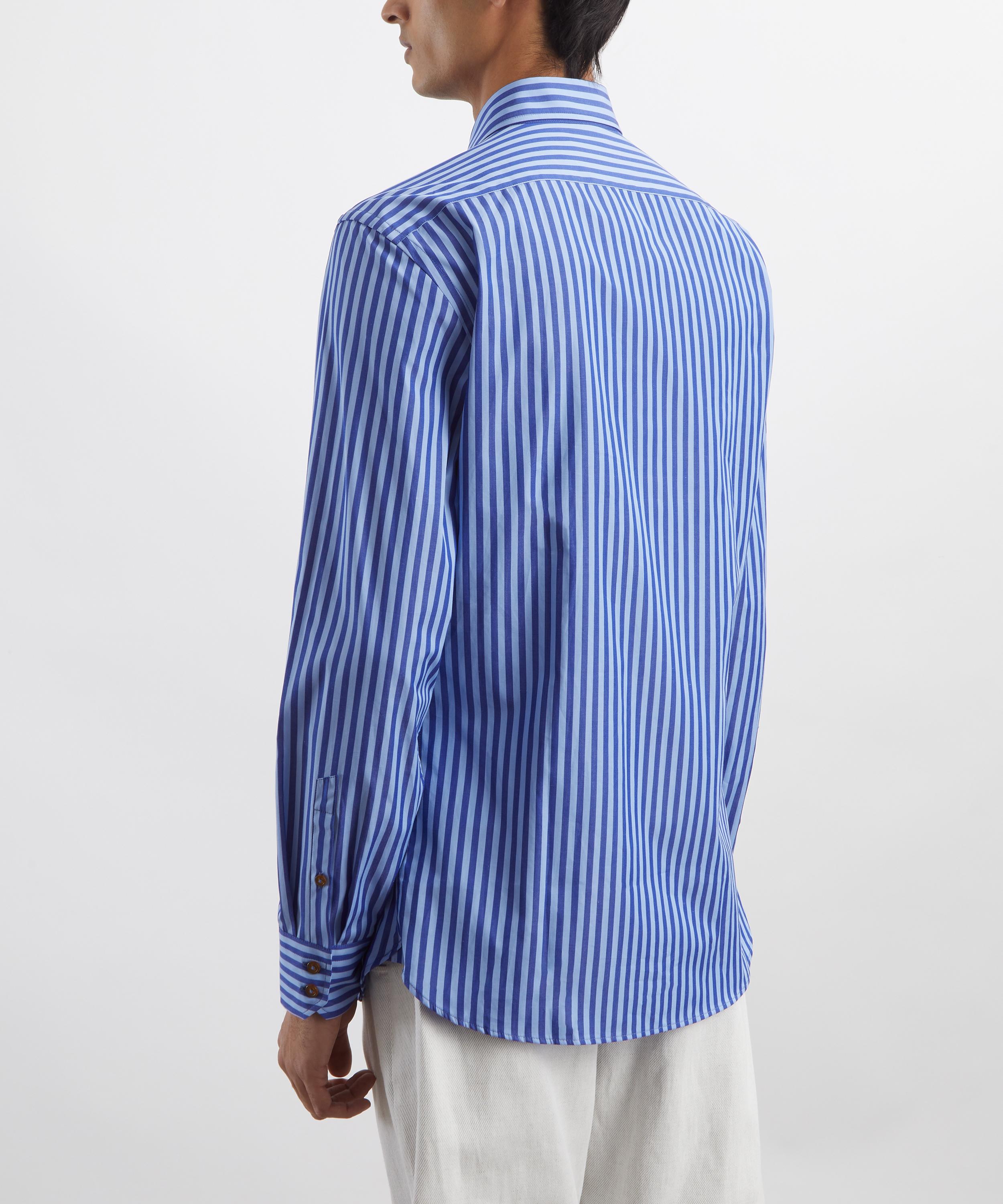 Vivienne Westwood - Blue Stripe Ghost Shirt image number 3