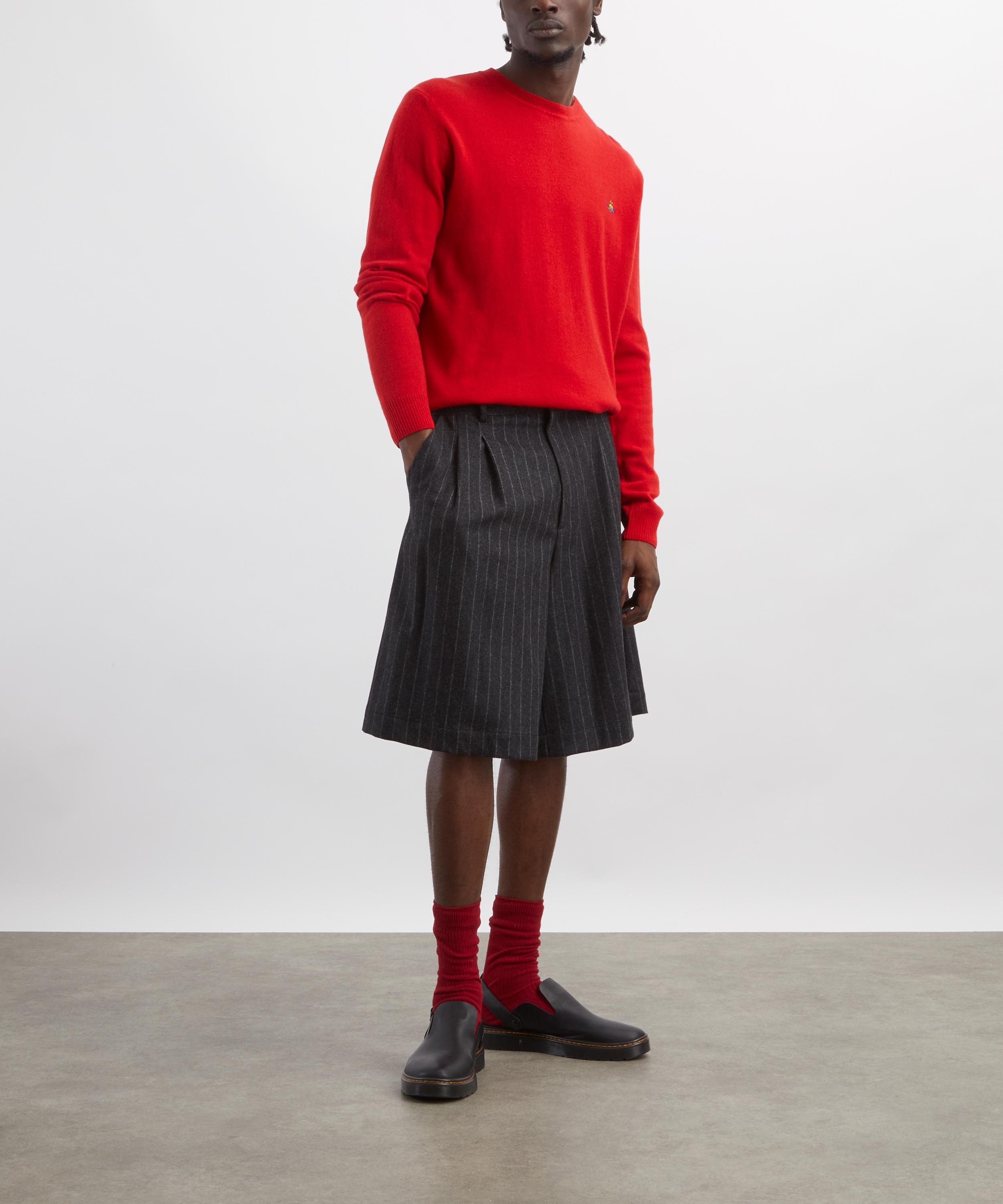 Vivienne Westwood - Red Alex Round-Neck Jumper image number 1