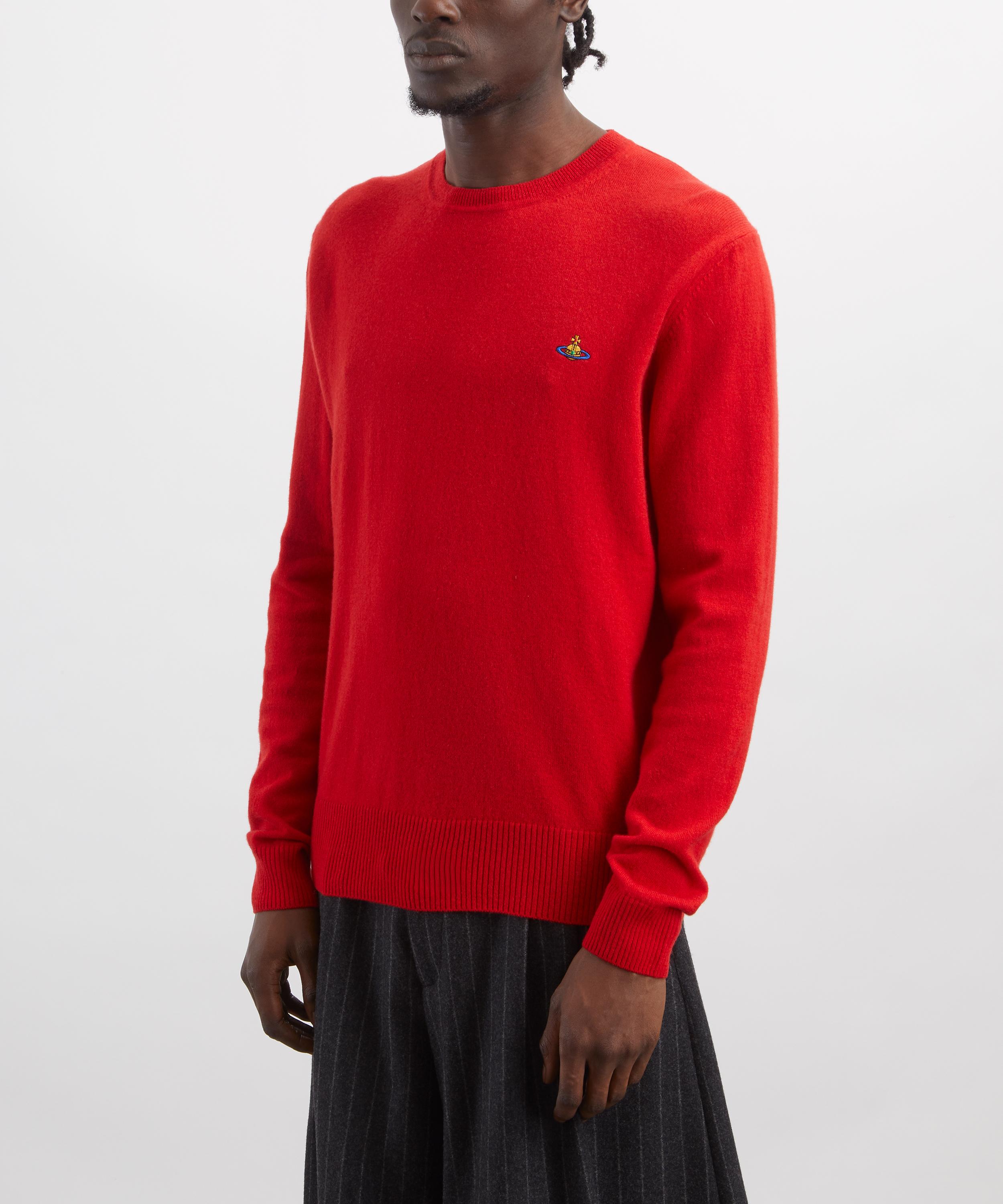 Vivienne Westwood - Red Alex Round-Neck Jumper image number 2