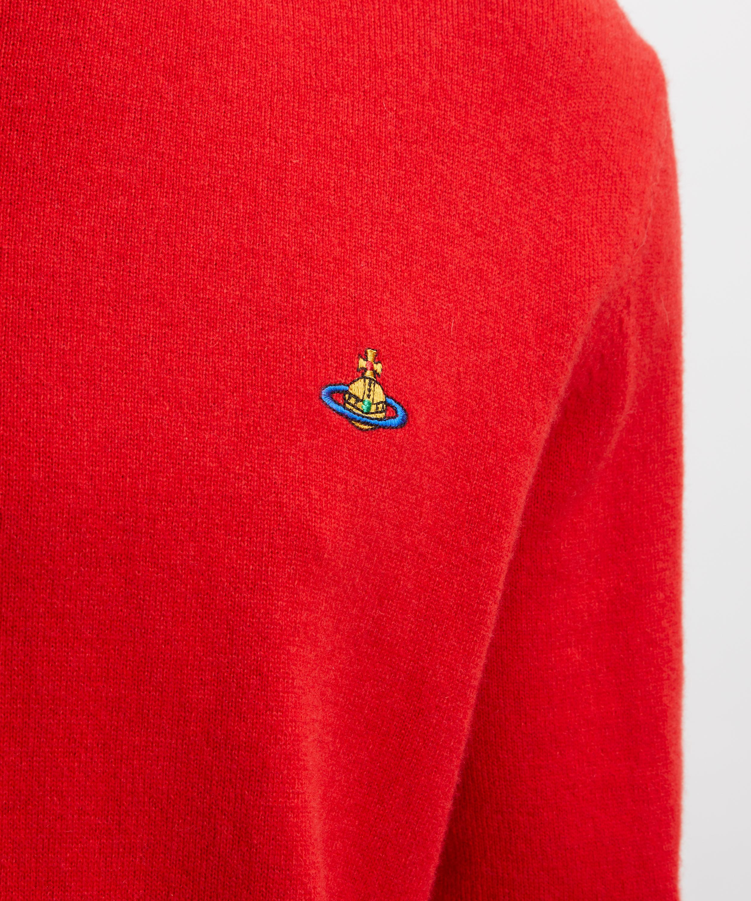 Vivienne Westwood - Red Alex Round-Neck Jumper image number 4