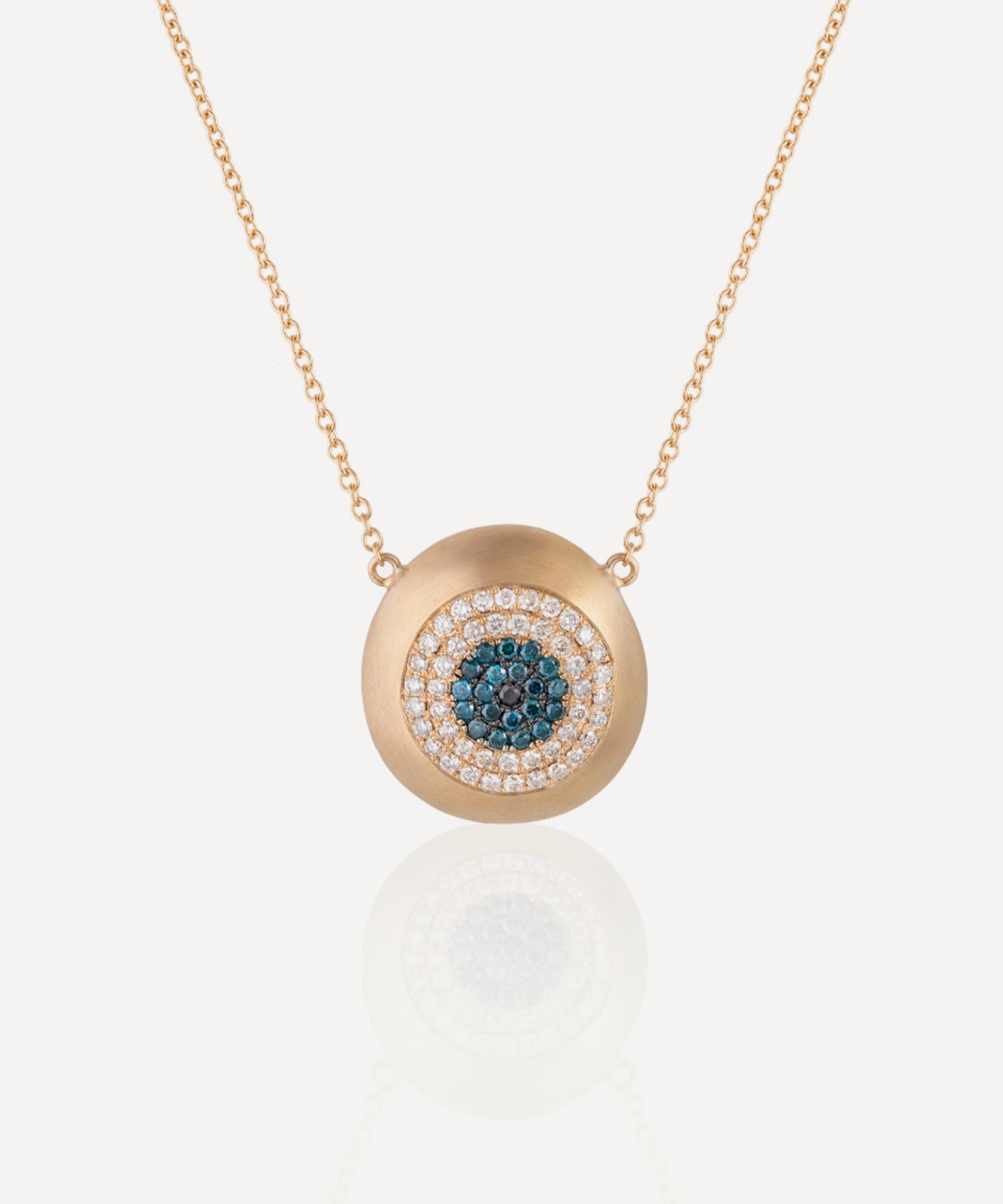Nada Ghazal - 18ct Gold Healing Eye Large Pendant Necklace