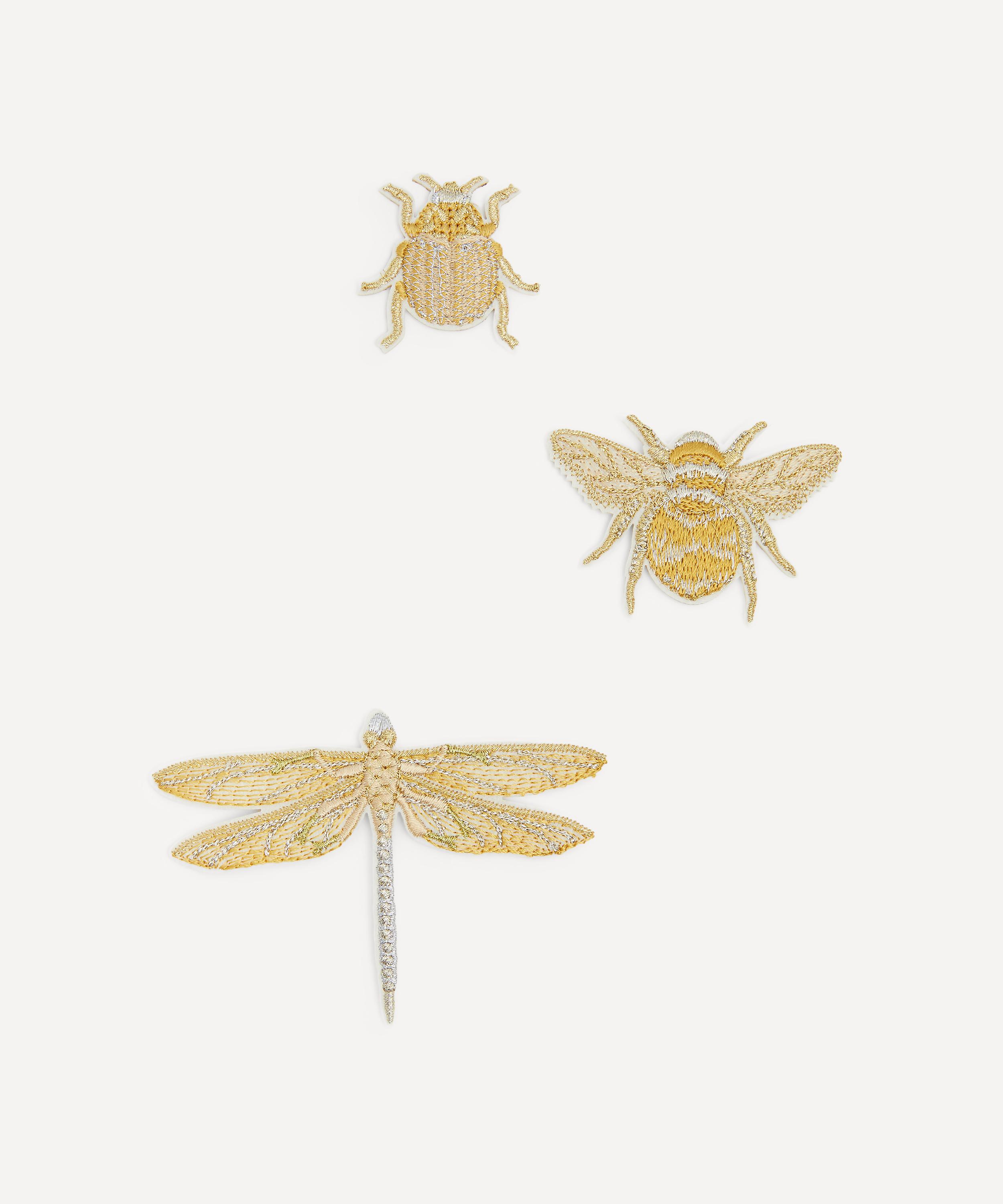 Hand and Lock - Golden Insect Patch Set image number 0